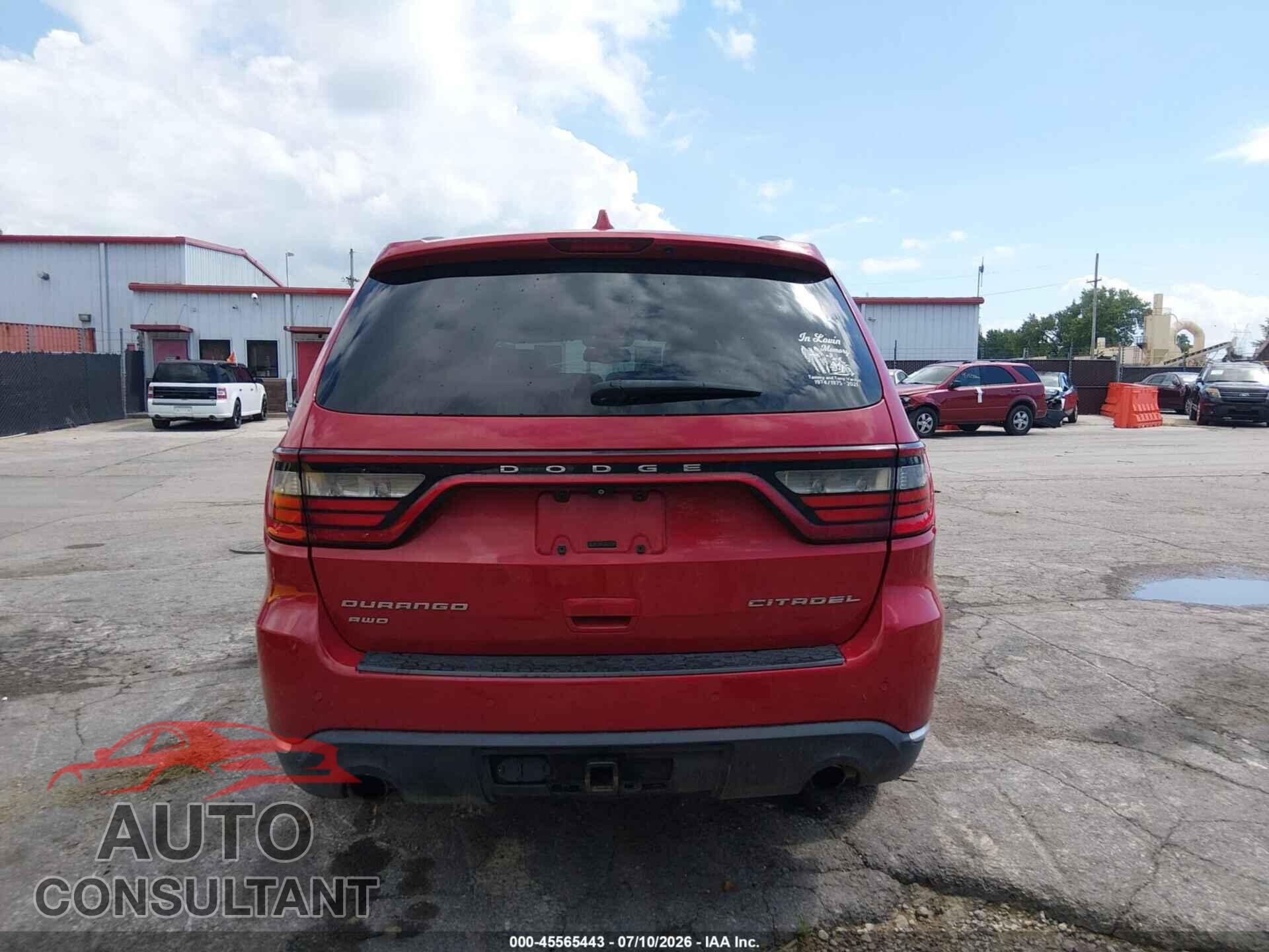 DODGE DURANGO 2014 - 1C4SDJET6EC267767
