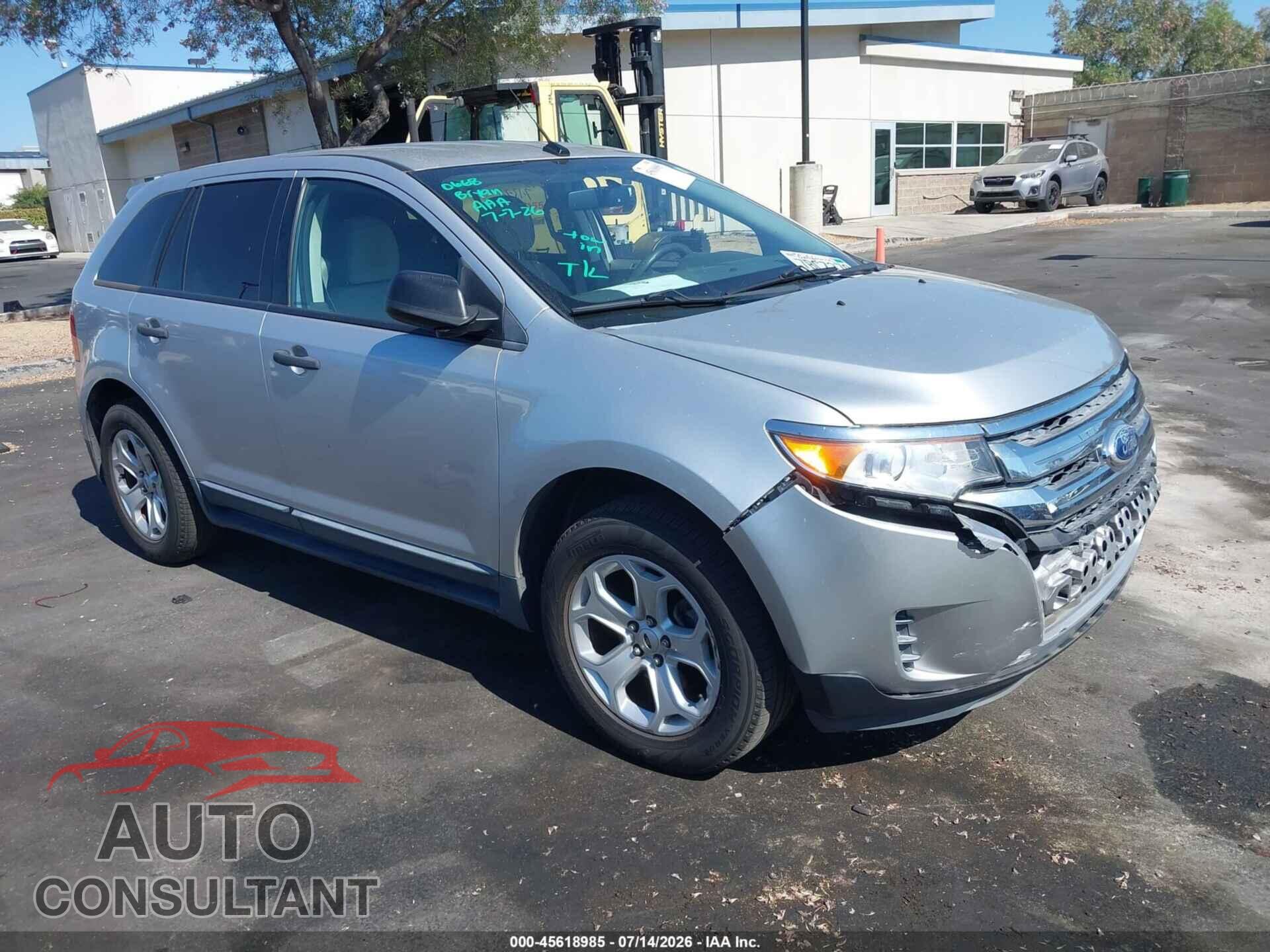 FORD EDGE 2013 - 2FMDK3G92DBB83080