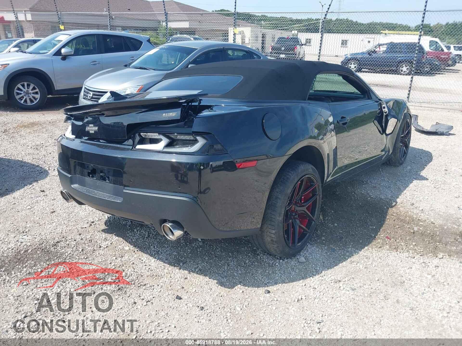 CHEVROLET CAMARO 2014 - 2G1FK3DJ3E9197079
