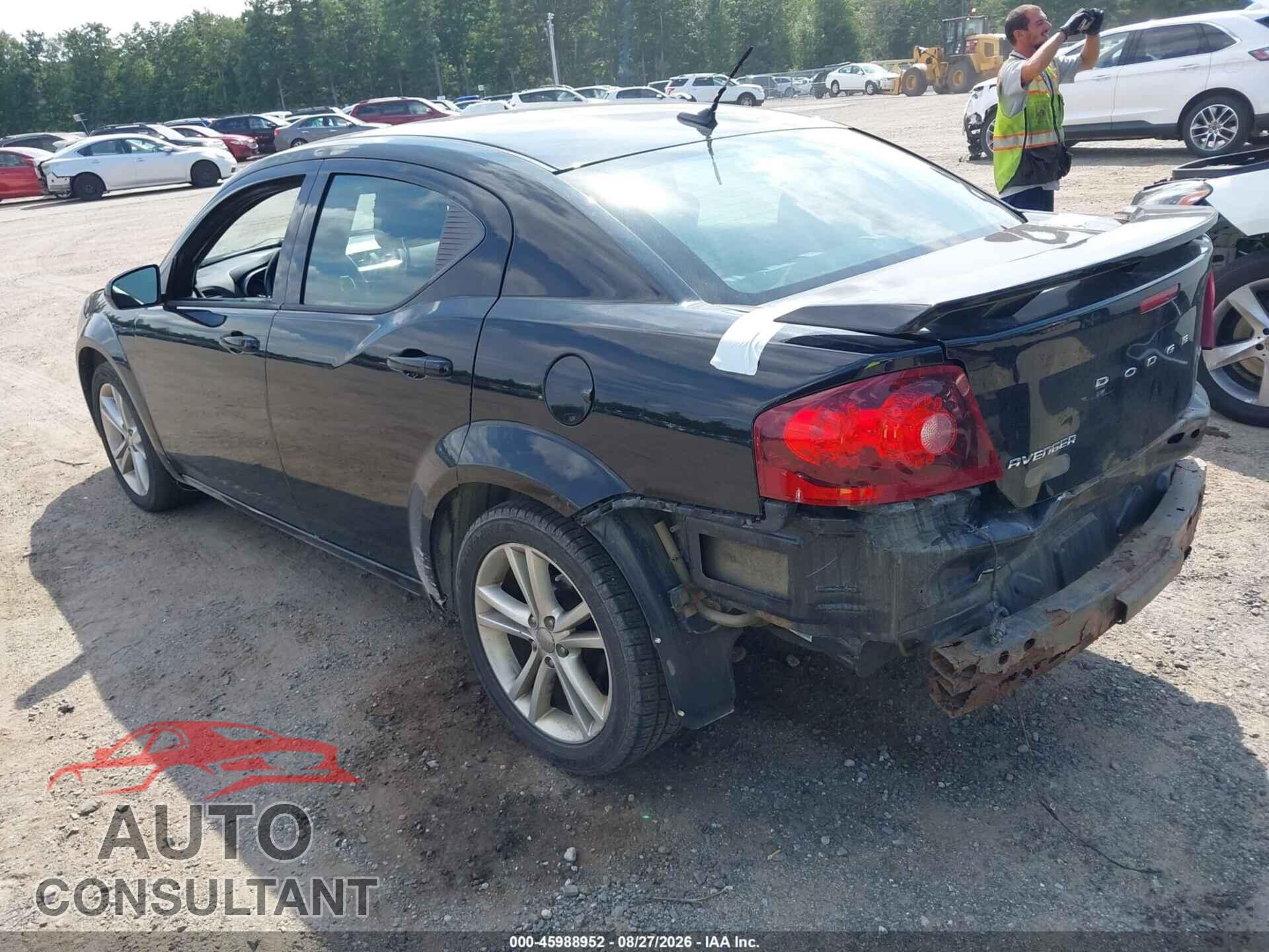 DODGE AVENGER 2012 - 1C3CDZCB6CN186061