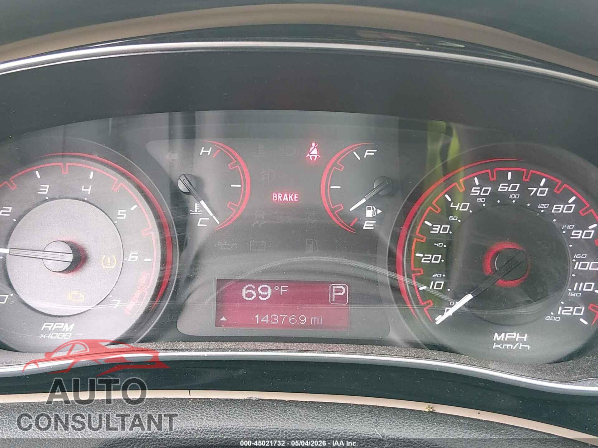 DODGE DART 2015 - 1C3CDFBBXFD351068