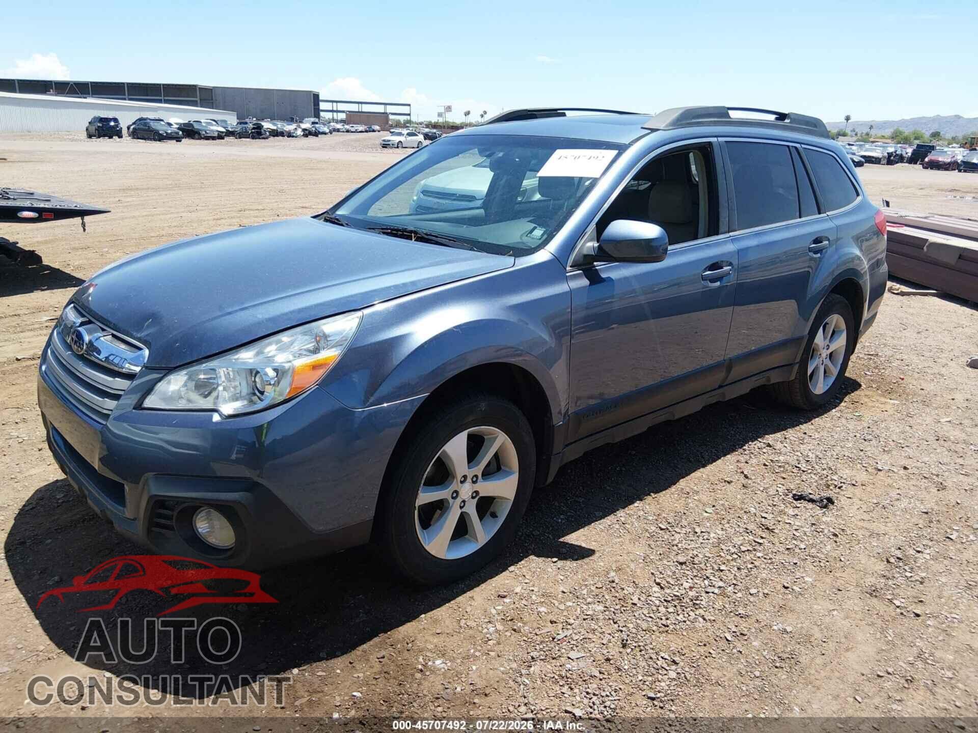 SUBARU OUTBACK 2013 - 4S4BRDPC7D2316359