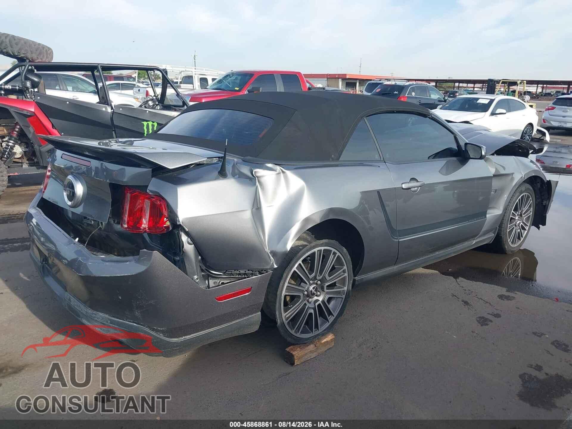 FORD MUSTANG 2010 - 1ZVBP8FH0A5119829