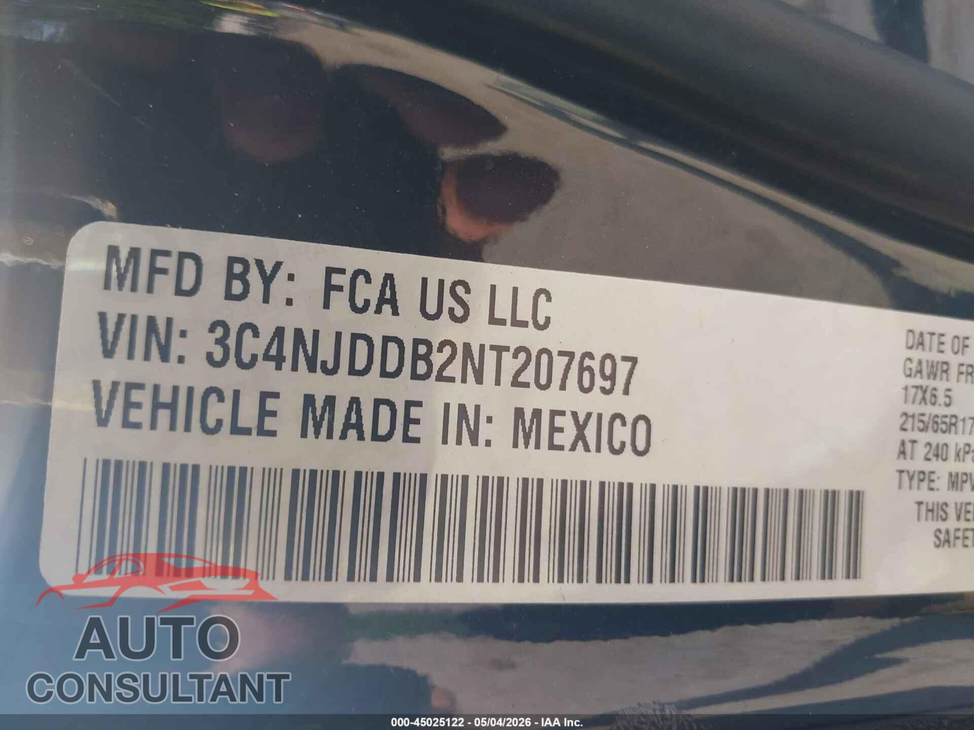 JEEP COMPASS 2022 - 3C4NJDDB2NT207697