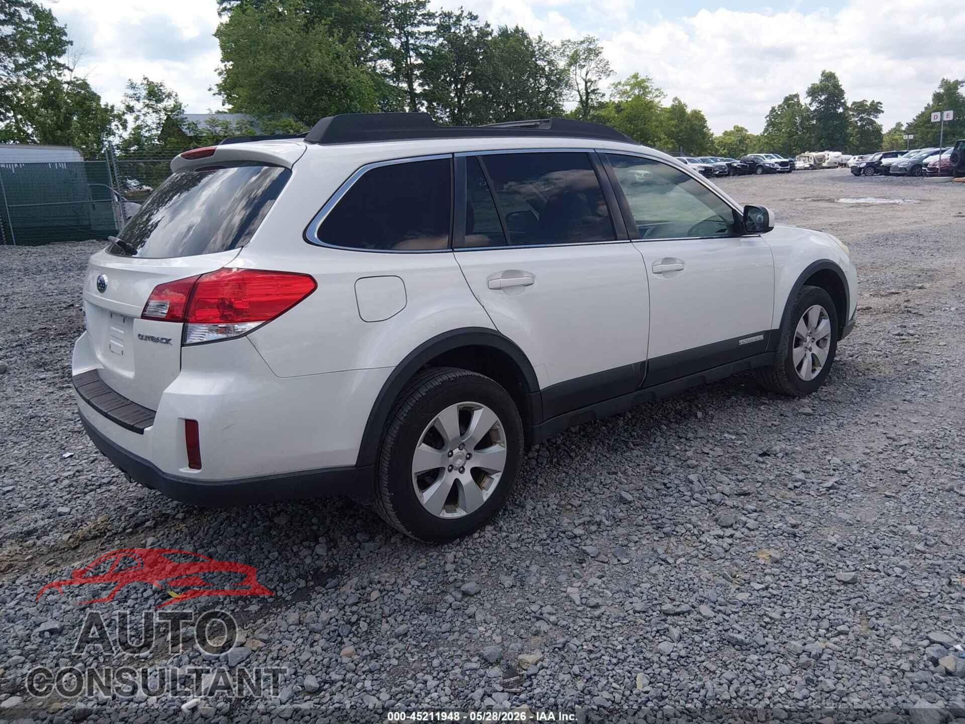 SUBARU OUTBACK 2012 - 4S4BRCCC7C3242904