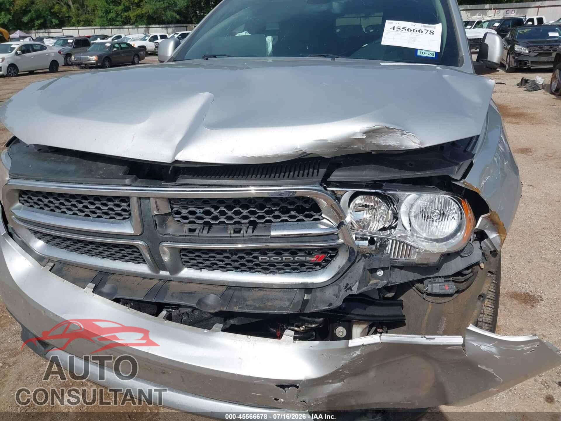 DODGE DURANGO 2013 - 1C4SDJDT9DC509743