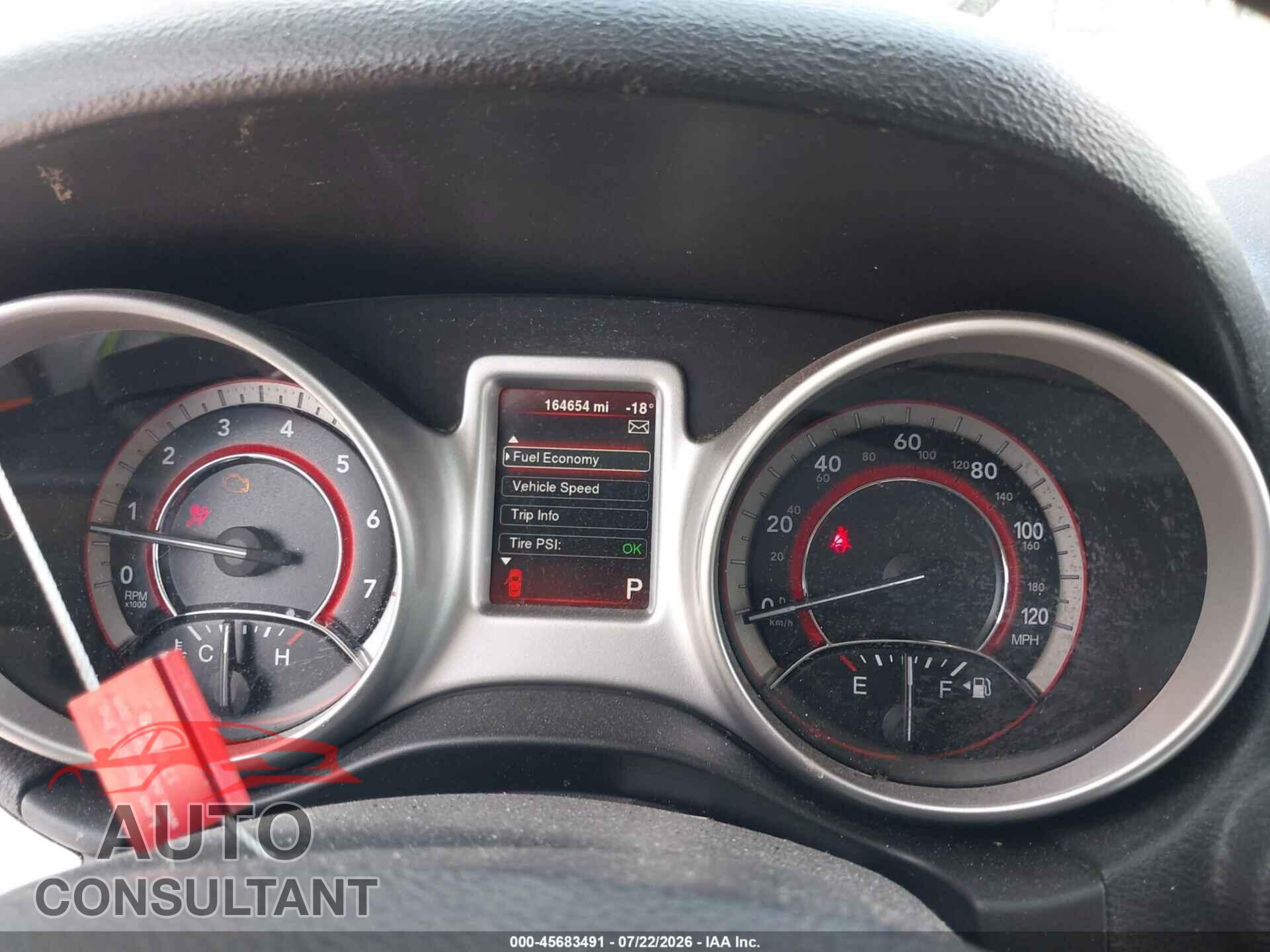 DODGE JOURNEY 2015 - 3C4PDCBG2FT586999