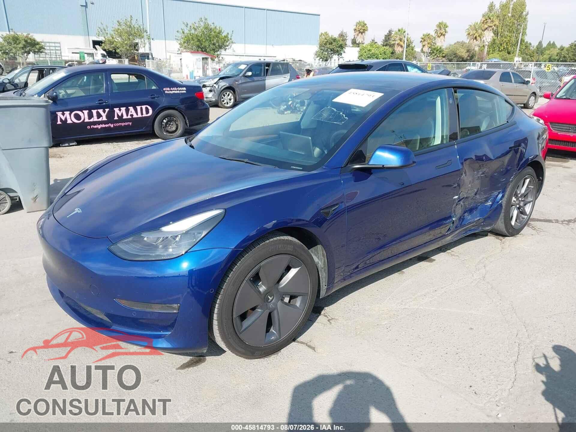 TESLA MODEL 3 2022 - 5YJ3E1EB8NF317533