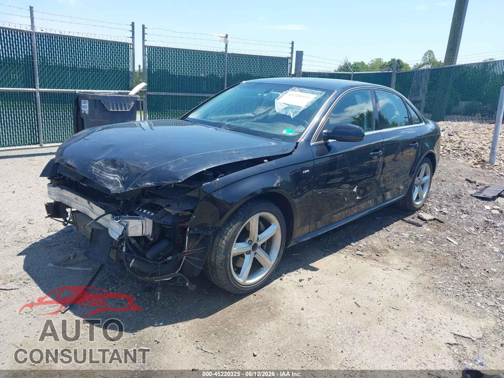 AUDI A4 2012 - WAUFFAFL7CA116033