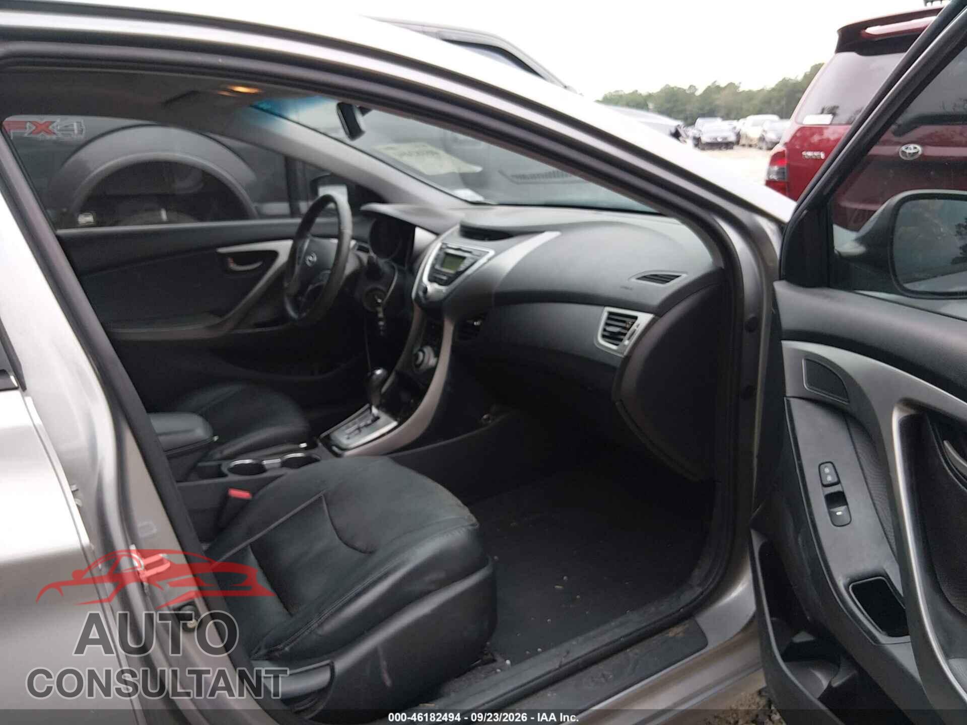 HYUNDAI ELANTRA 2012 - KMHDH4AEXCU300181