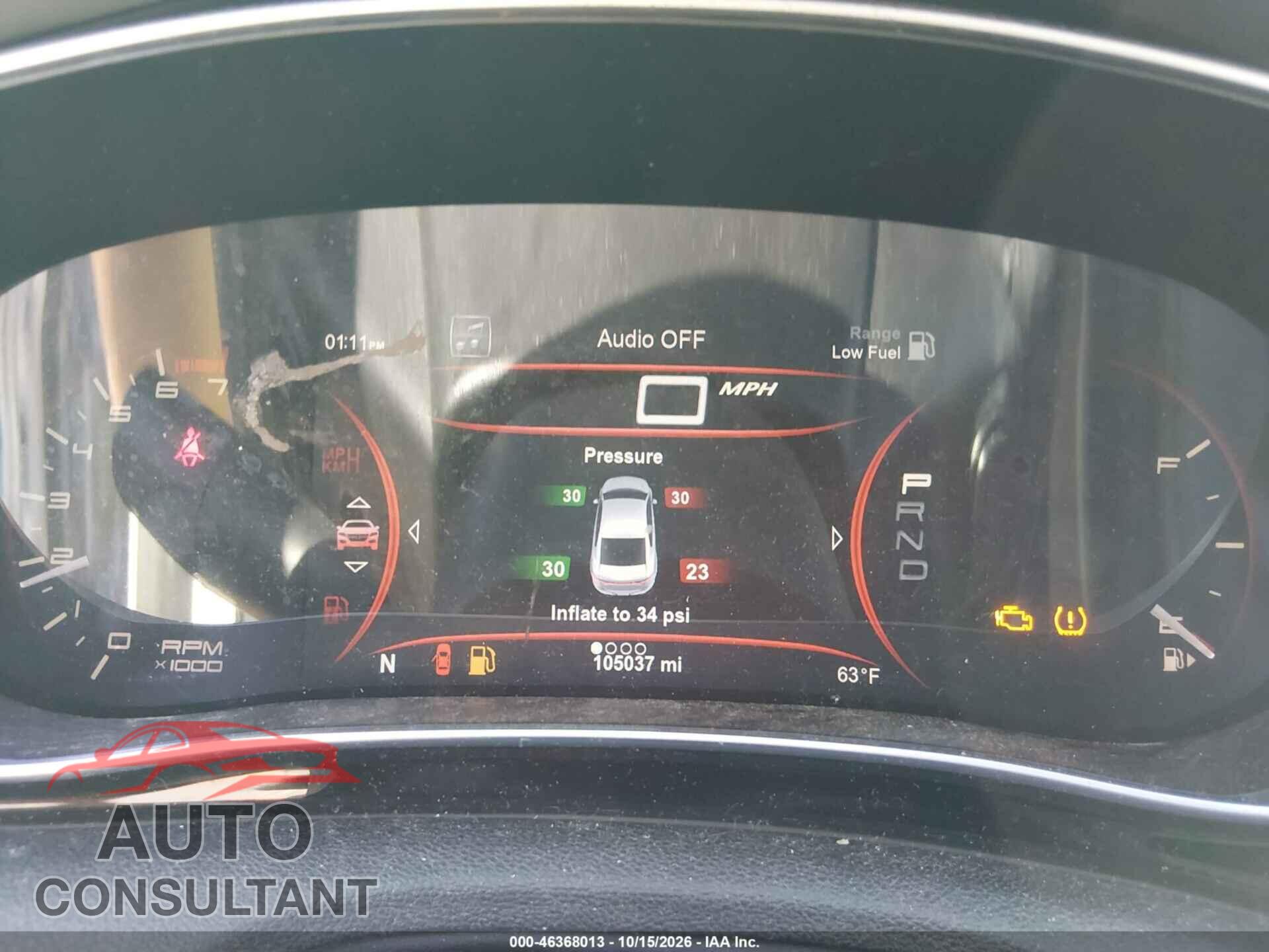 DODGE DART 2013 - 1C3CDFCH4DD136222