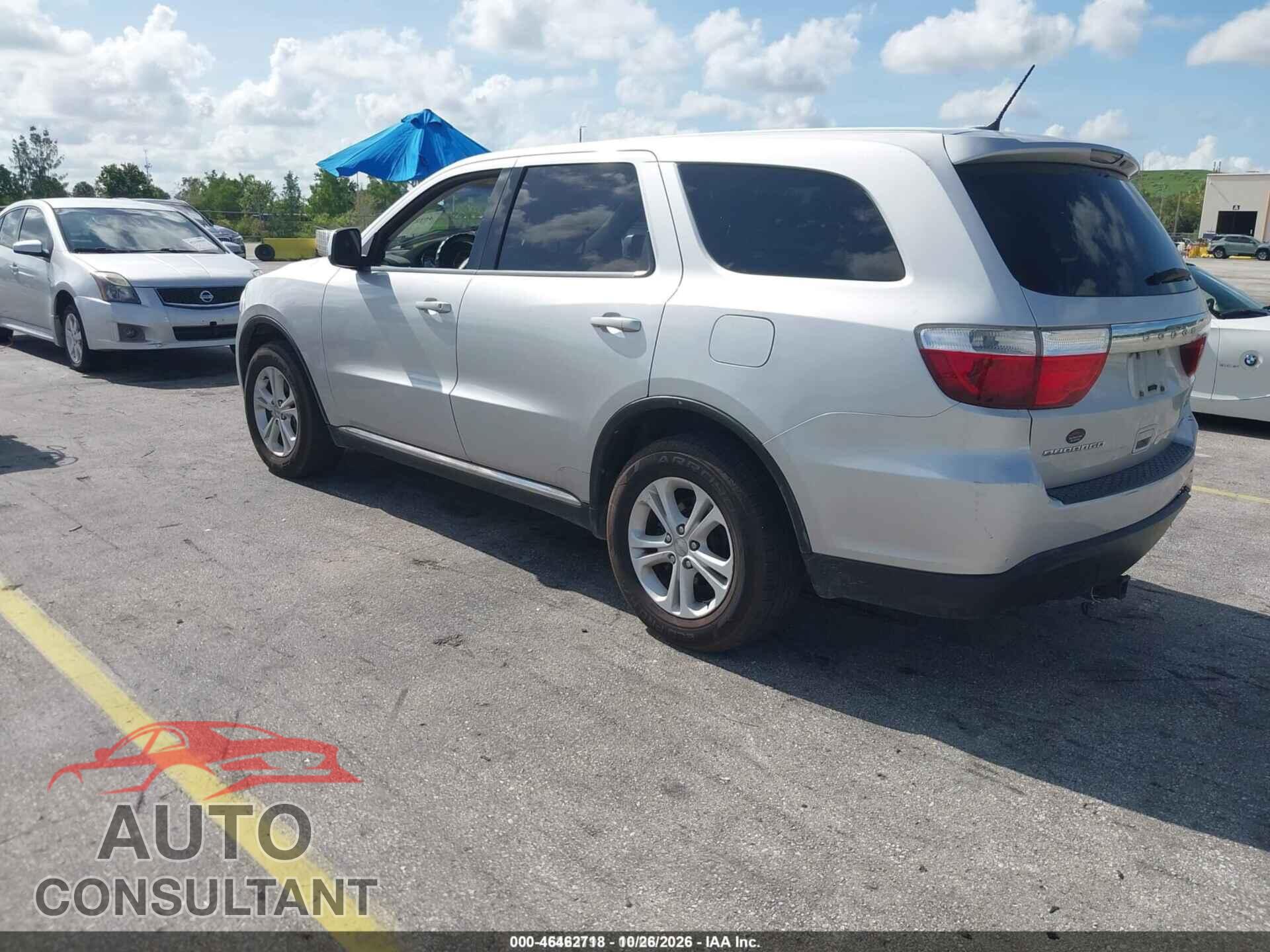 DODGE DURANGO 2011 - 1D4RD2GG9BC741827