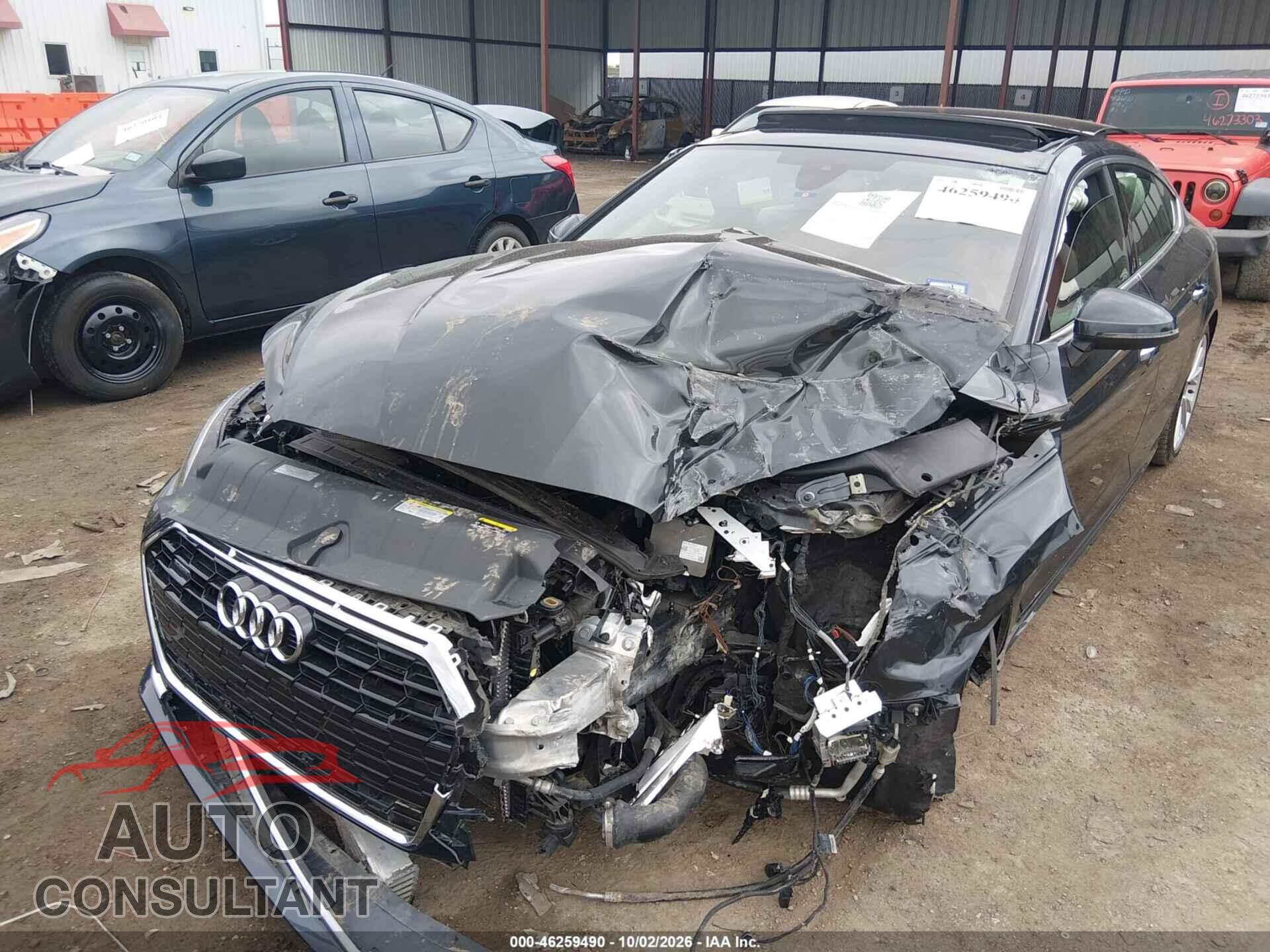 AUDI A5 SPORTBACK 2022 - WAUCBCF50NA003586