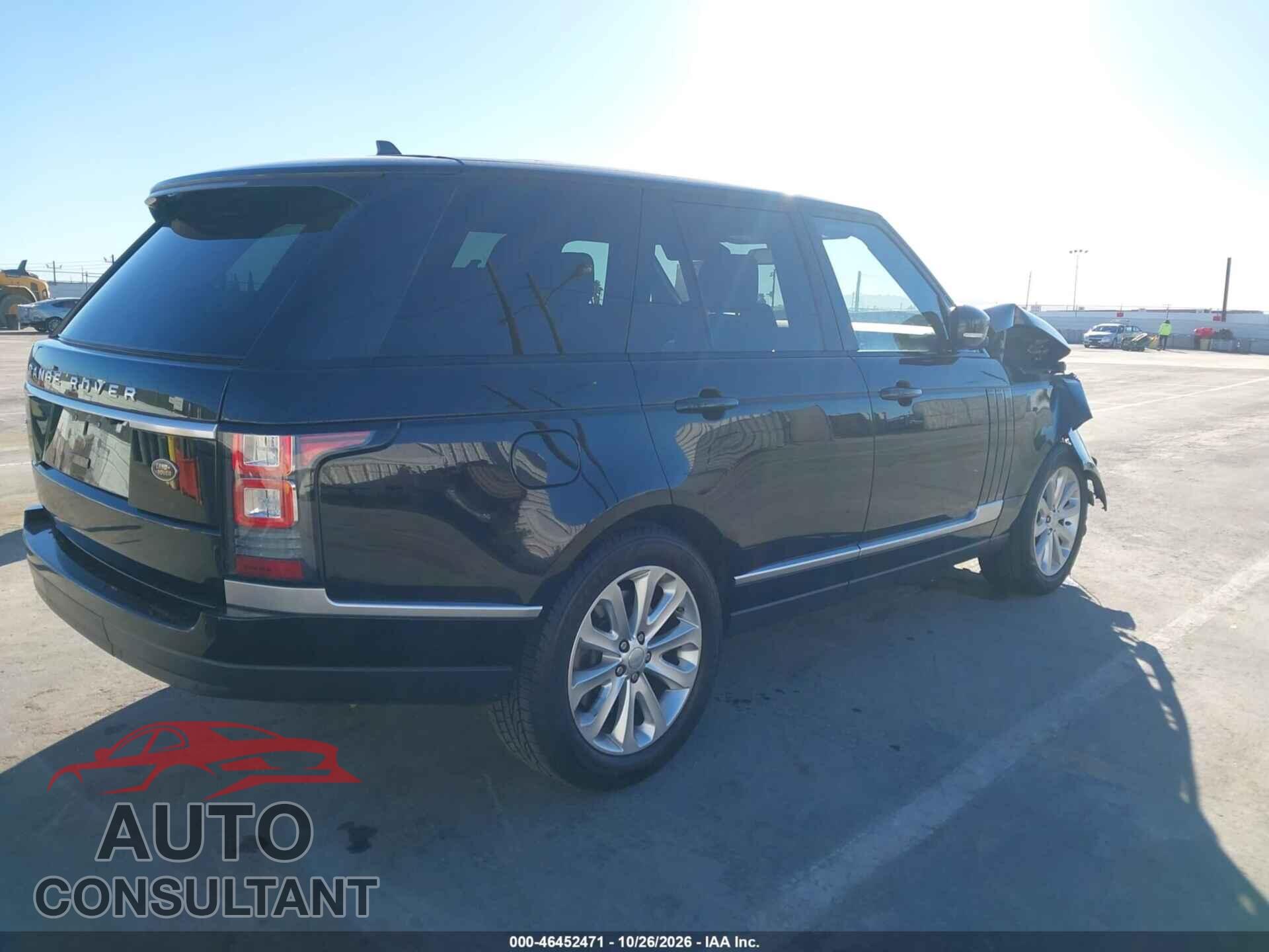 LAND ROVER RANGE ROVER 2016 - SALGS2VF1GA264682