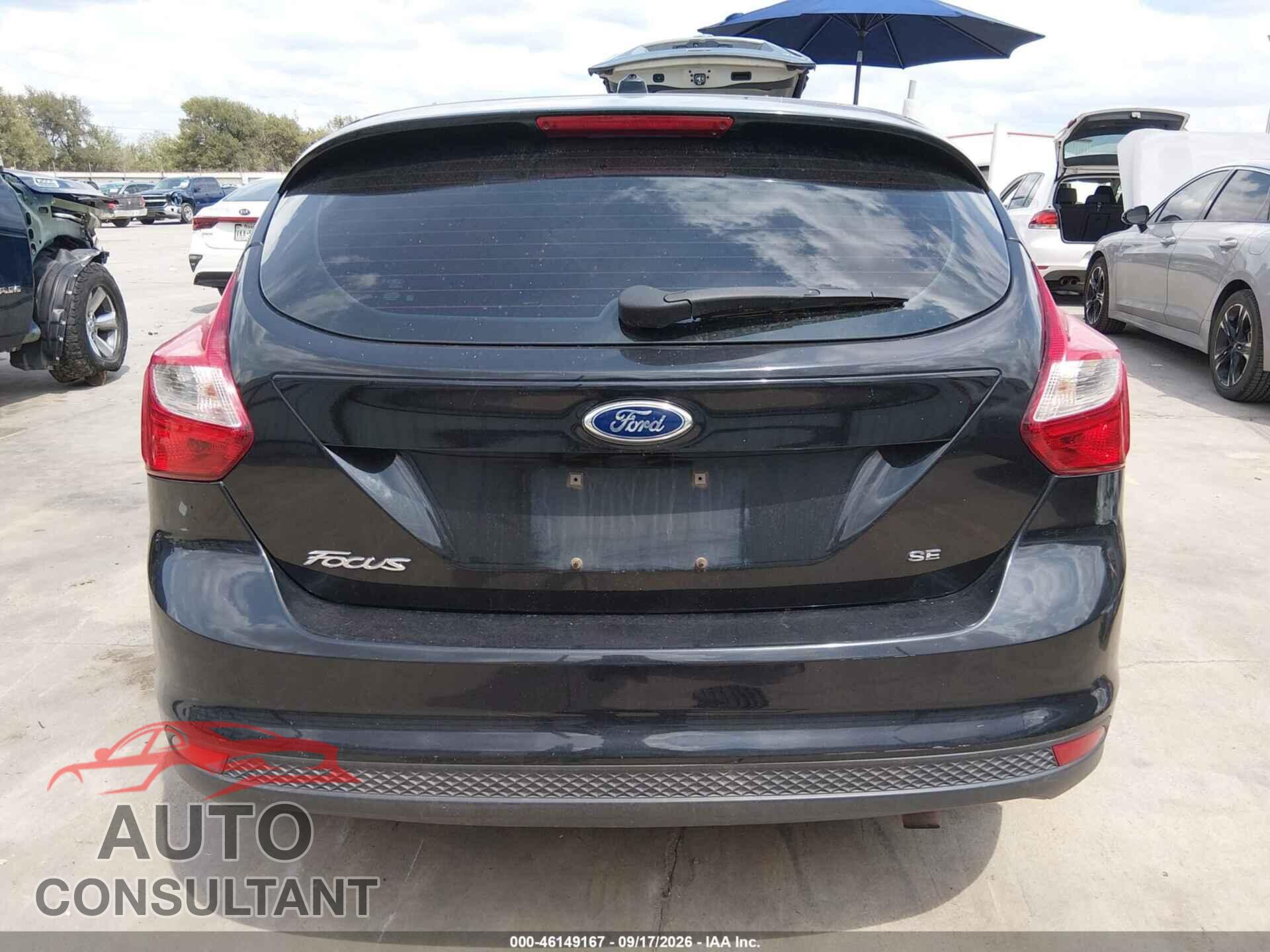 FORD FOCUS 2013 - 1FADP3K24DL325452