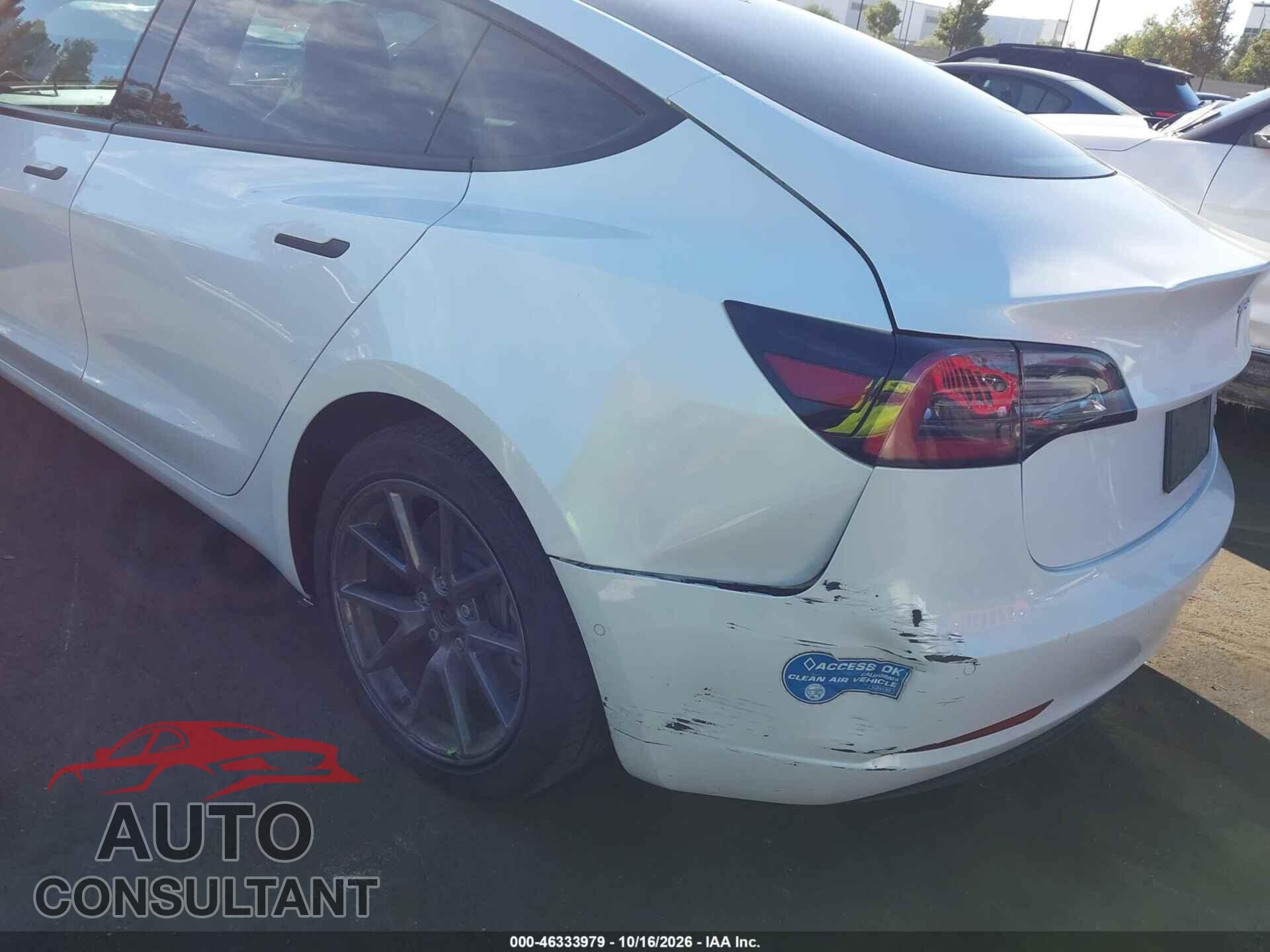 TESLA MODEL 3 2021 - 5YJ3E1EB8MF872397