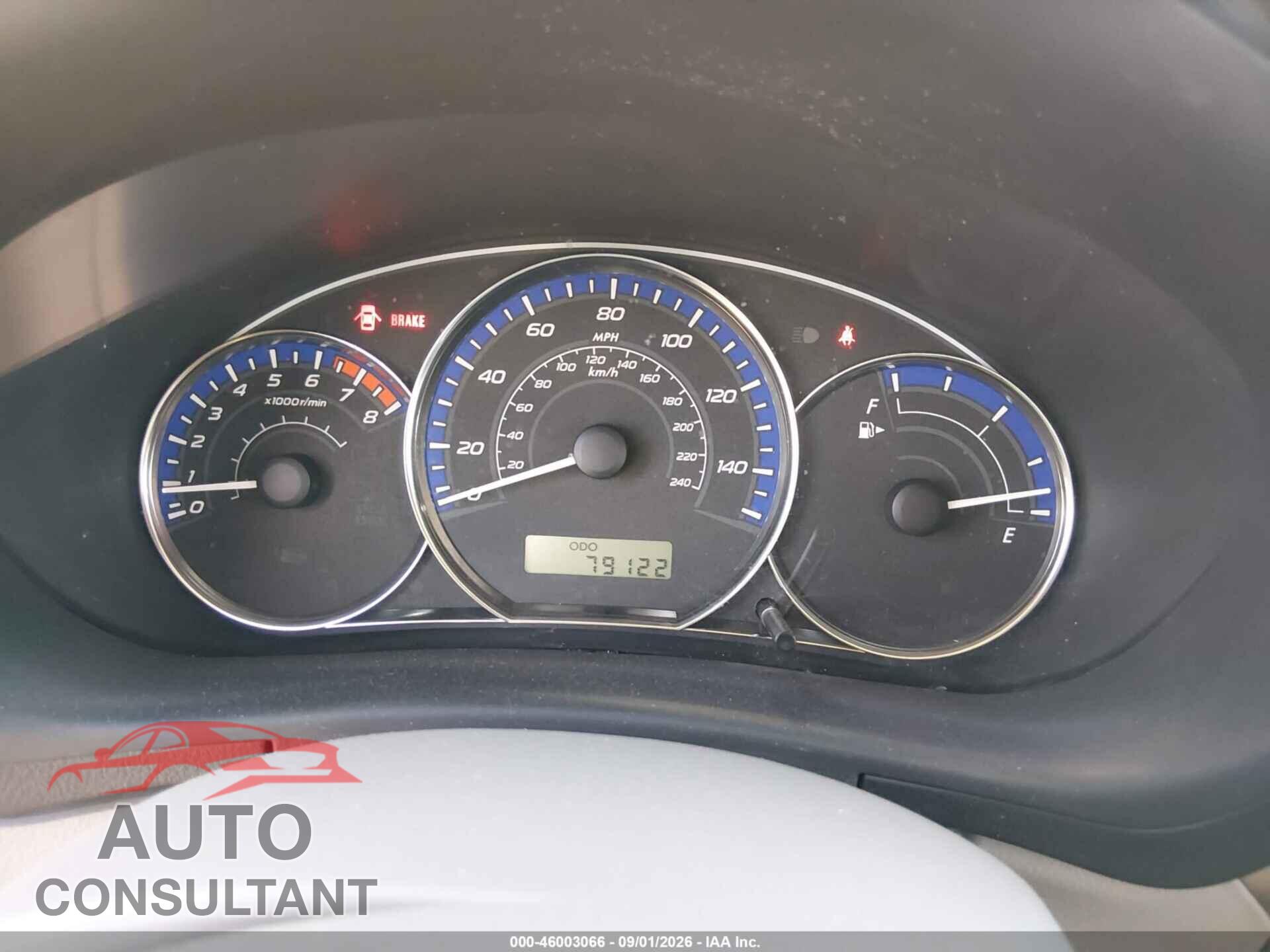 SUBARU FORESTER 2012 - JF2SHABC9CG462049