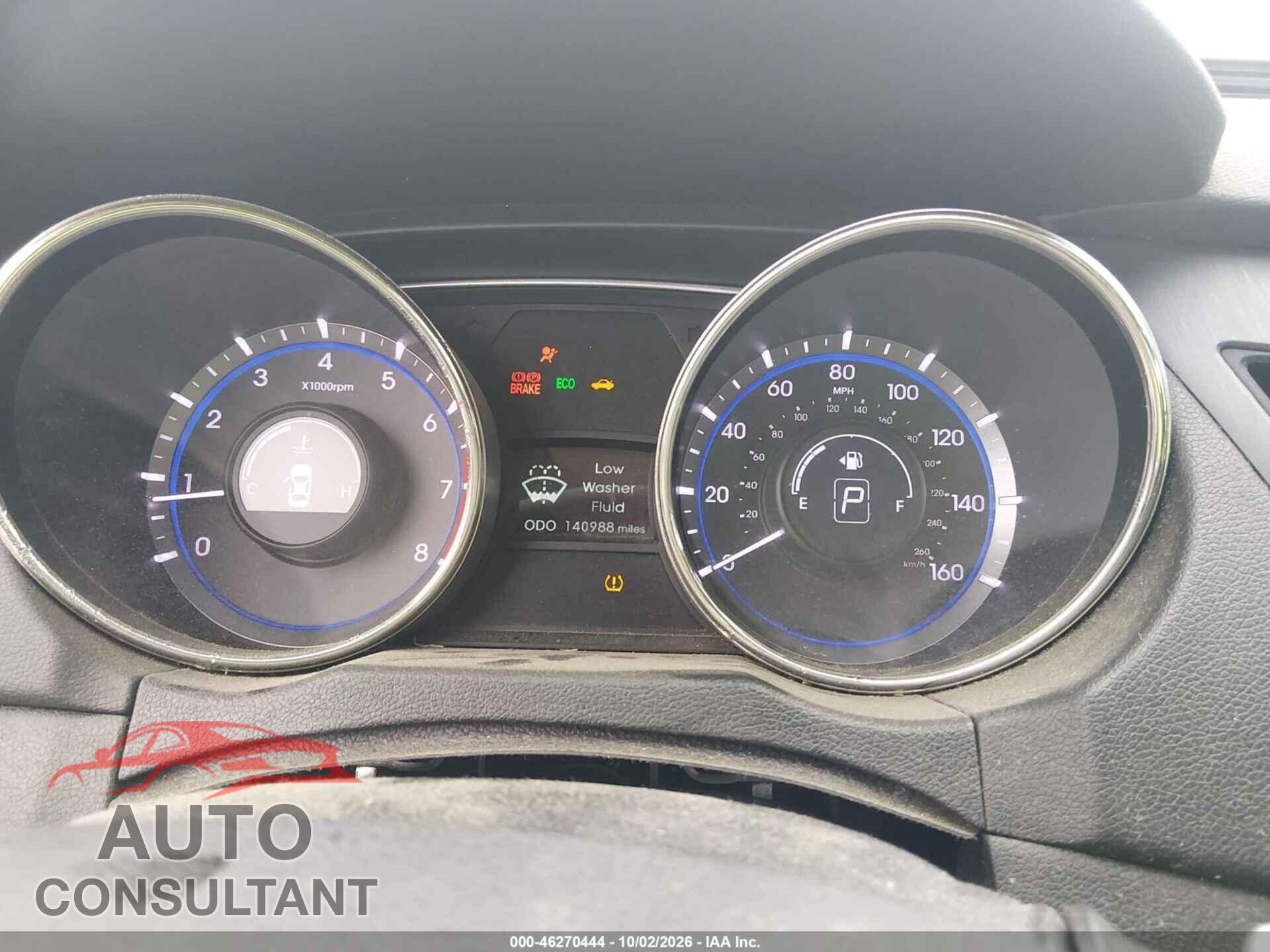 HYUNDAI SONATA 2012 - 5NPEC4AC2CH414336