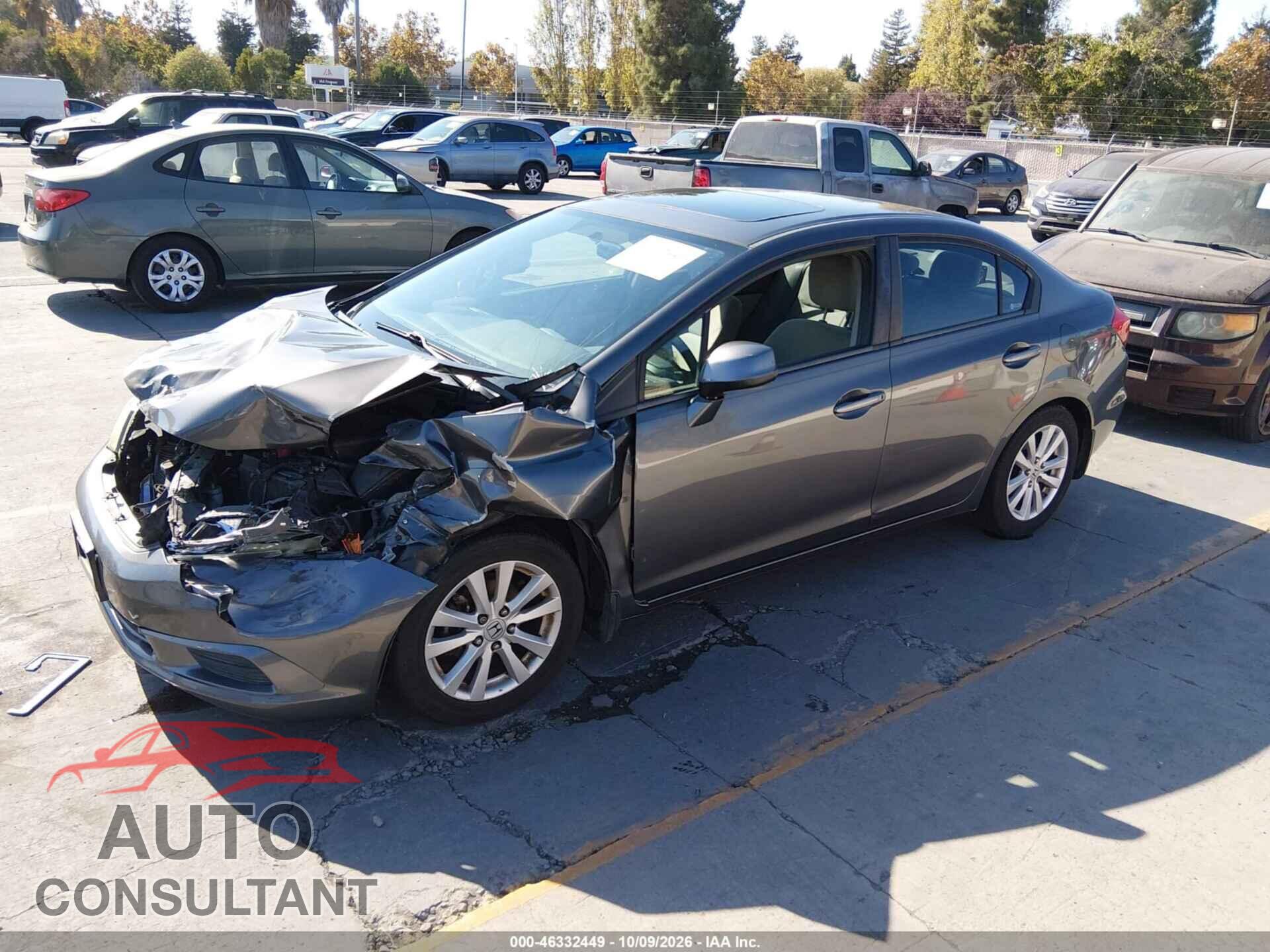 HONDA CIVIC 2012 - 2HGFB2F88CH607875
