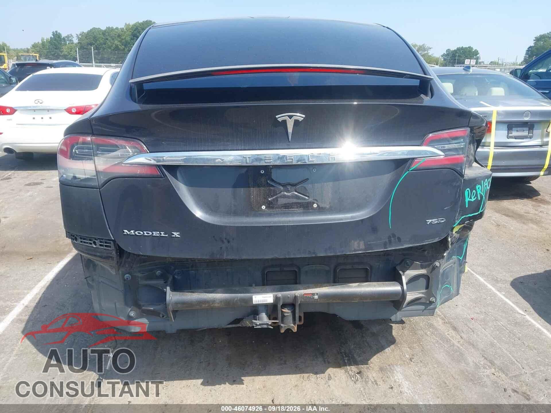 TESLA MODEL X 2016 - 5YJXCAE21GF008870