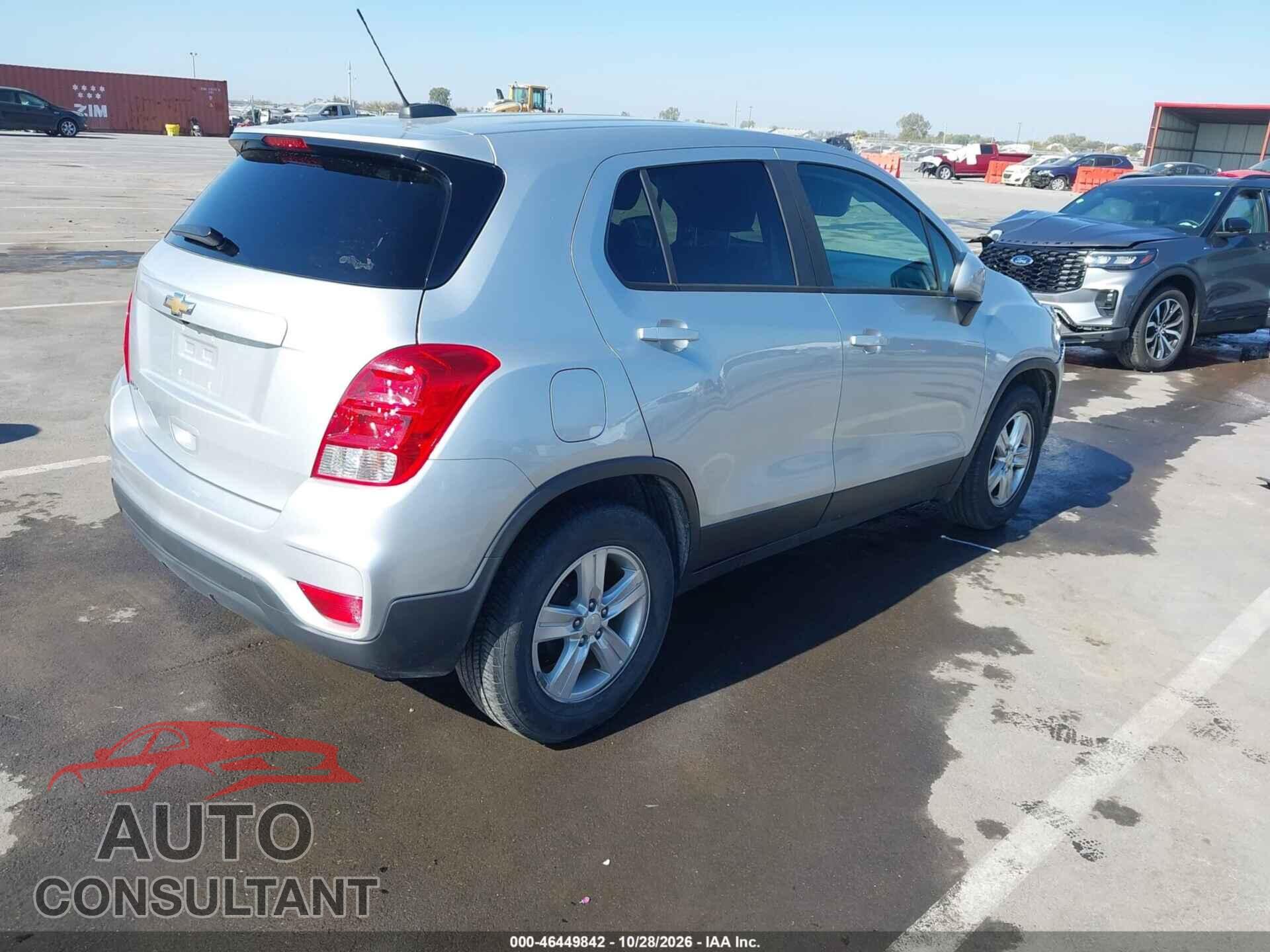 CHEVROLET TRAX 2019 - 3GNCJKSB9KL295486