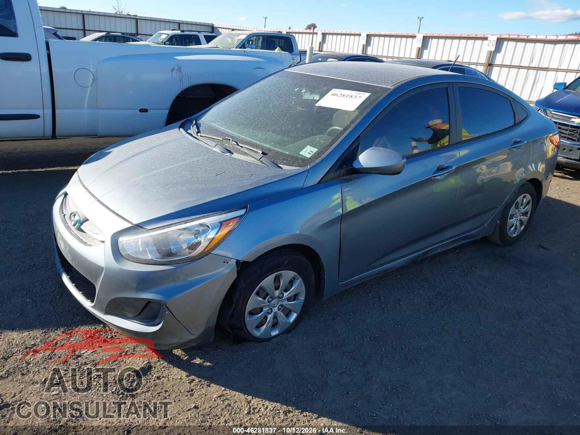 HYUNDAI ACCENT 2017 - KMHCT4AEXHU354694