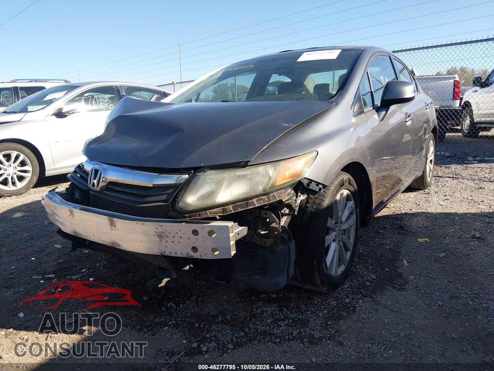HONDA CIVIC 2012 - 19XFB2F97CE314844