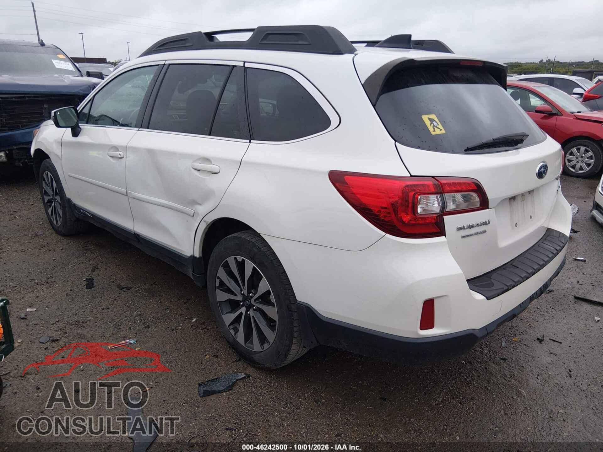 SUBARU OUTBACK 2016 - 4S4BSBNC2G3331152