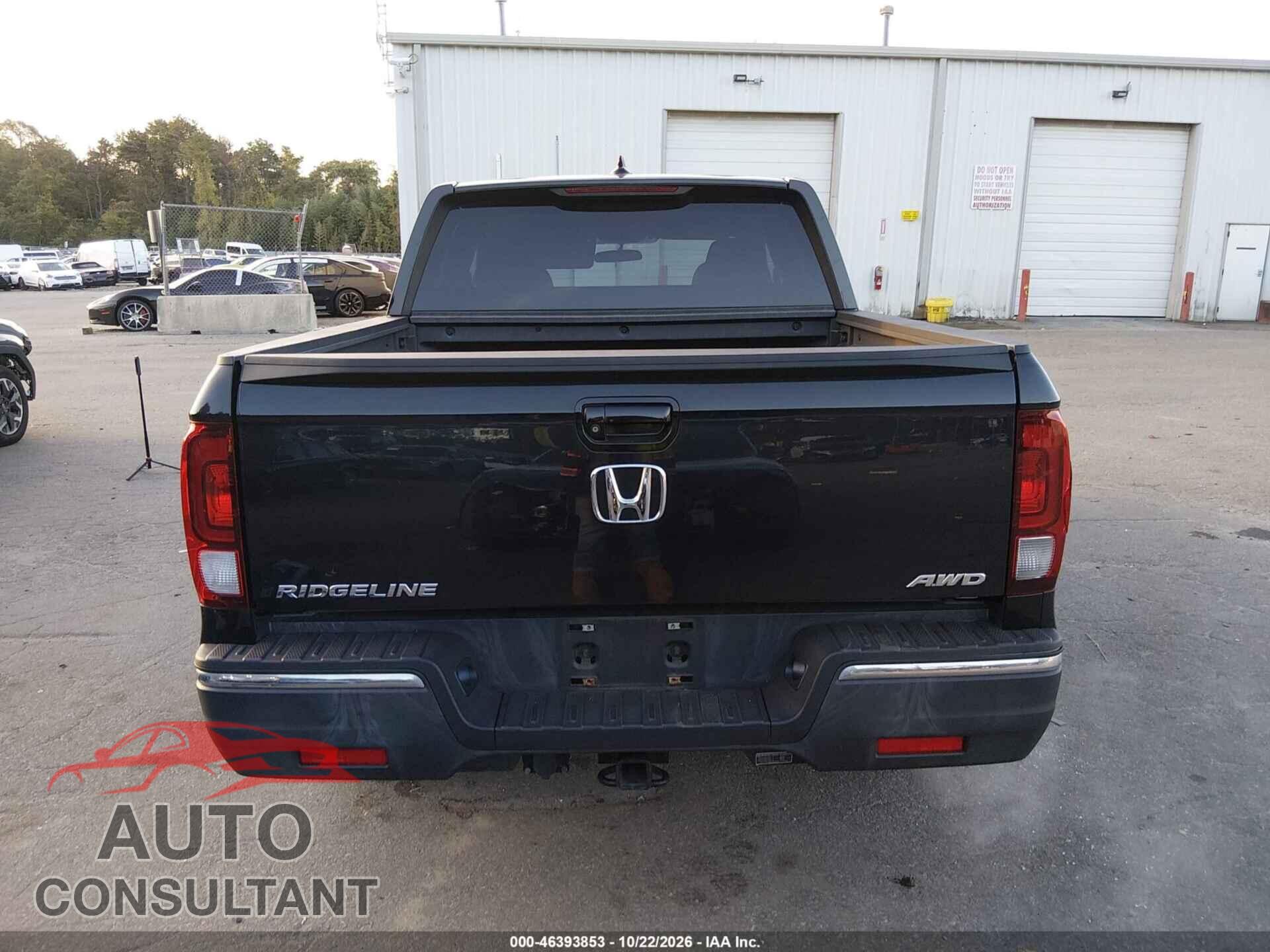 HONDA RIDGELINE 2019 - 5FPYK3F17KB040473