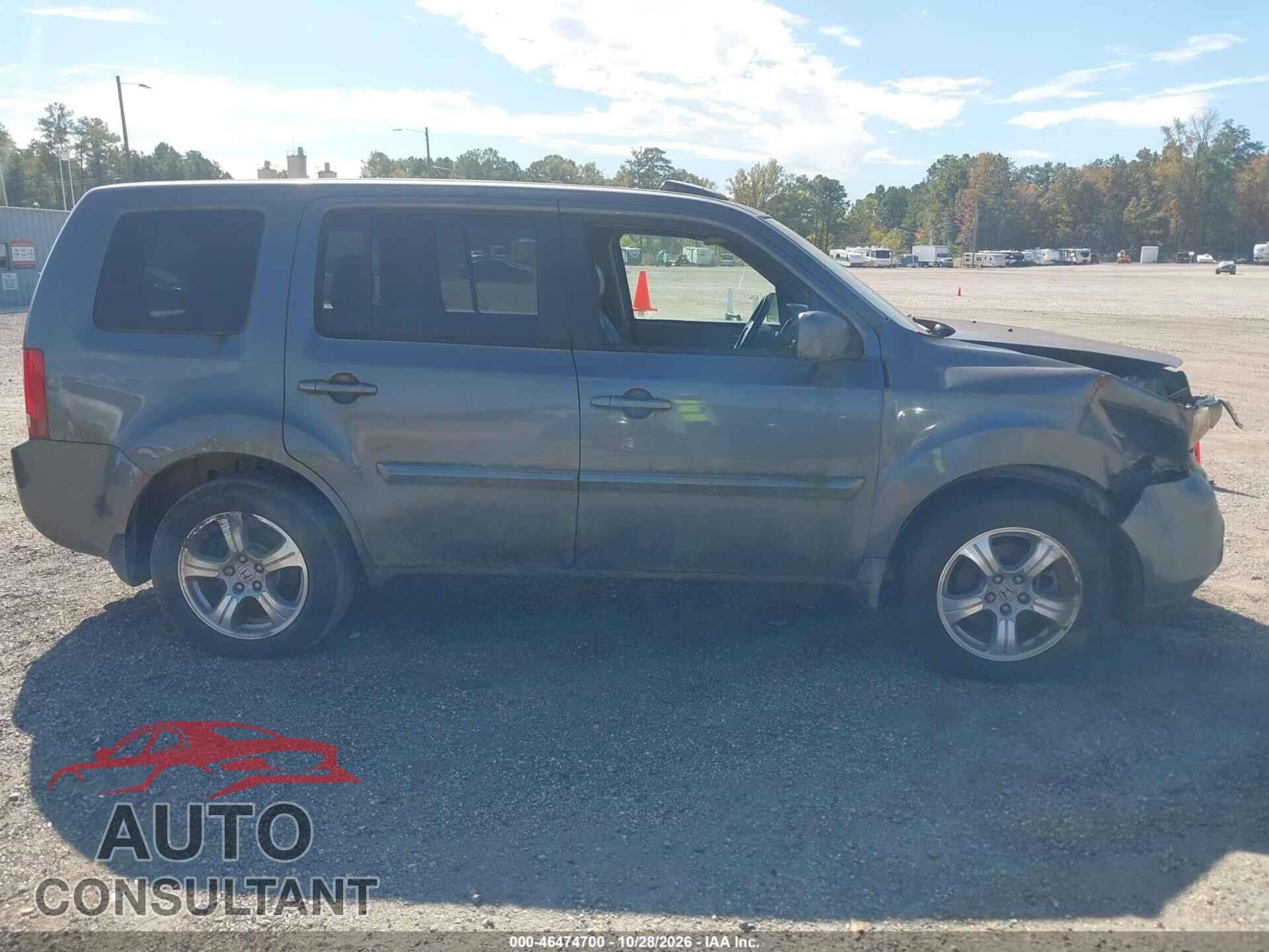 HONDA PILOT 2012 - 5FNYF3H59CB023849