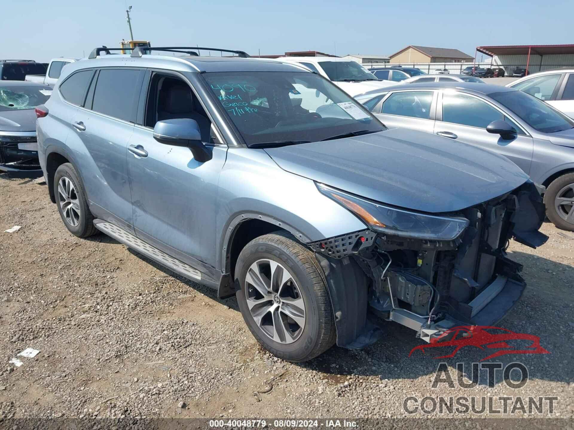 TOYOTA HIGHLANDER 2021 - 5TDGZRAH6MS084518