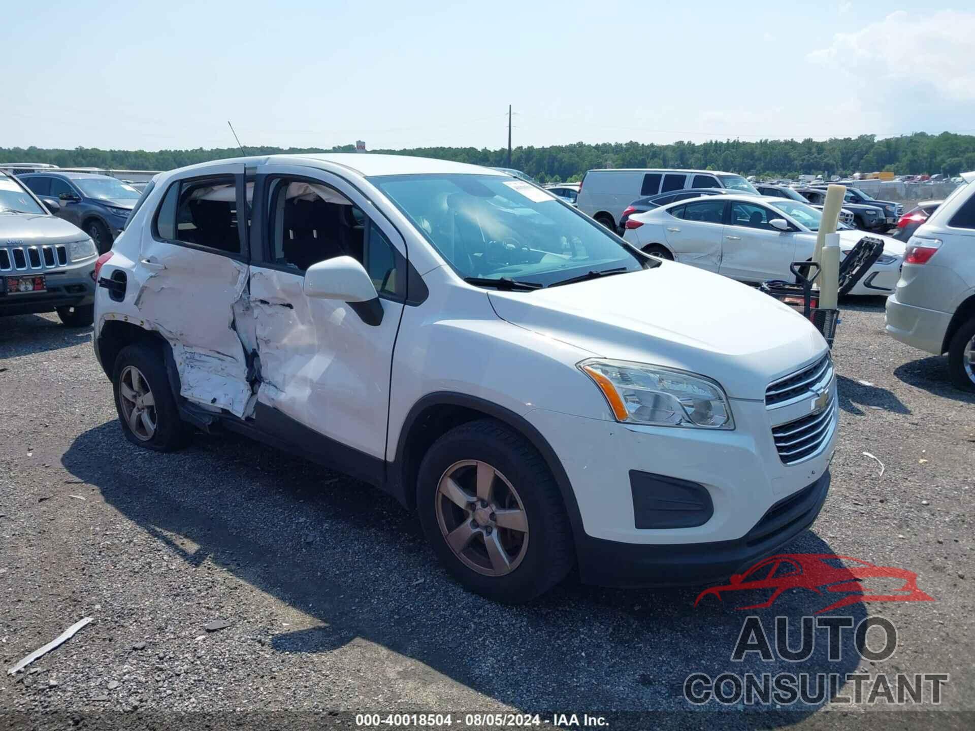 CHEVROLET TRAX 2016 - KL7CJNSB6GB558081