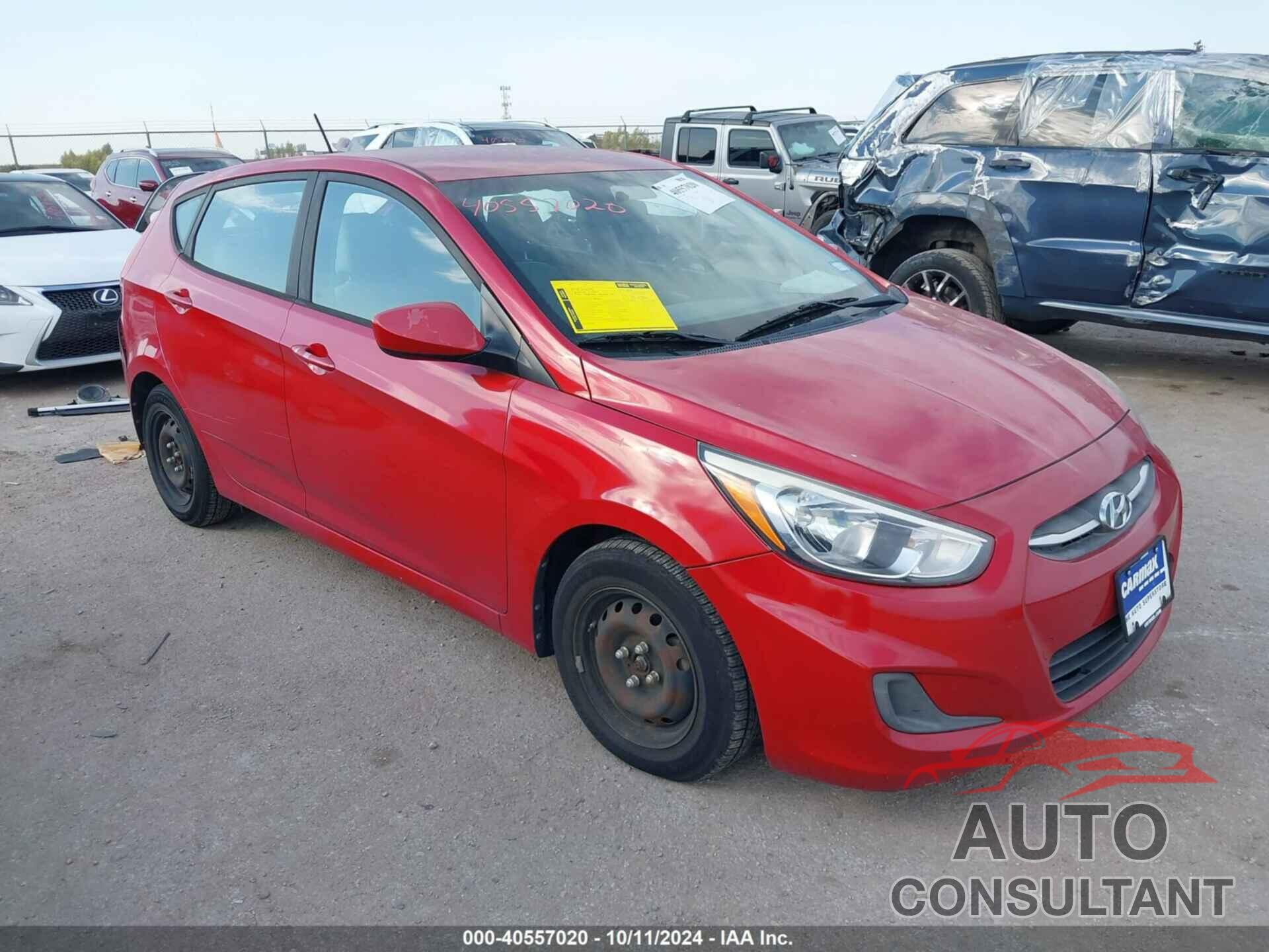 HYUNDAI ACCENT 2016 - KMHCT5AE3GU263545