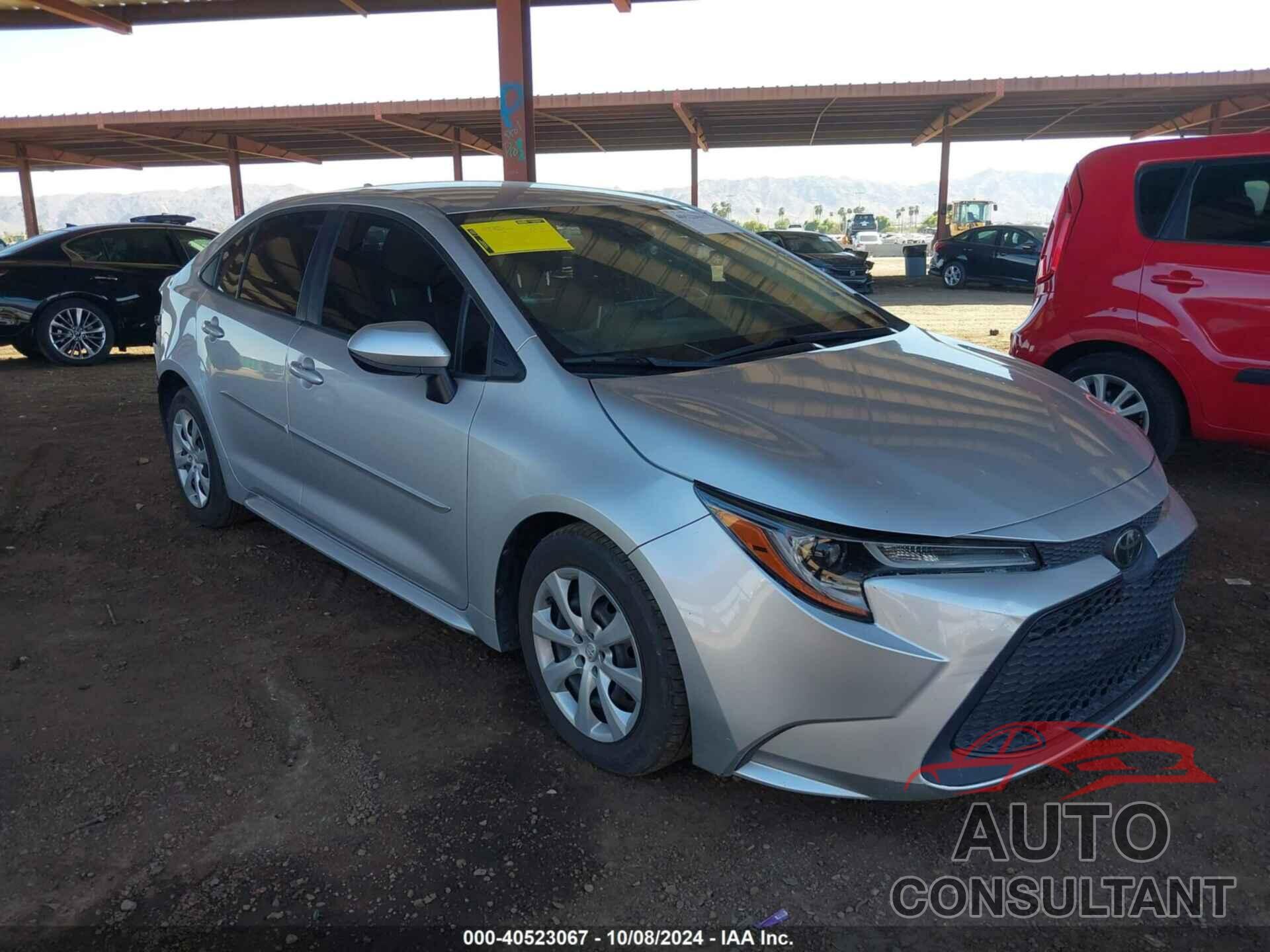 TOYOTA COROLLA 2020 - JTDEPRAE9LJ060292