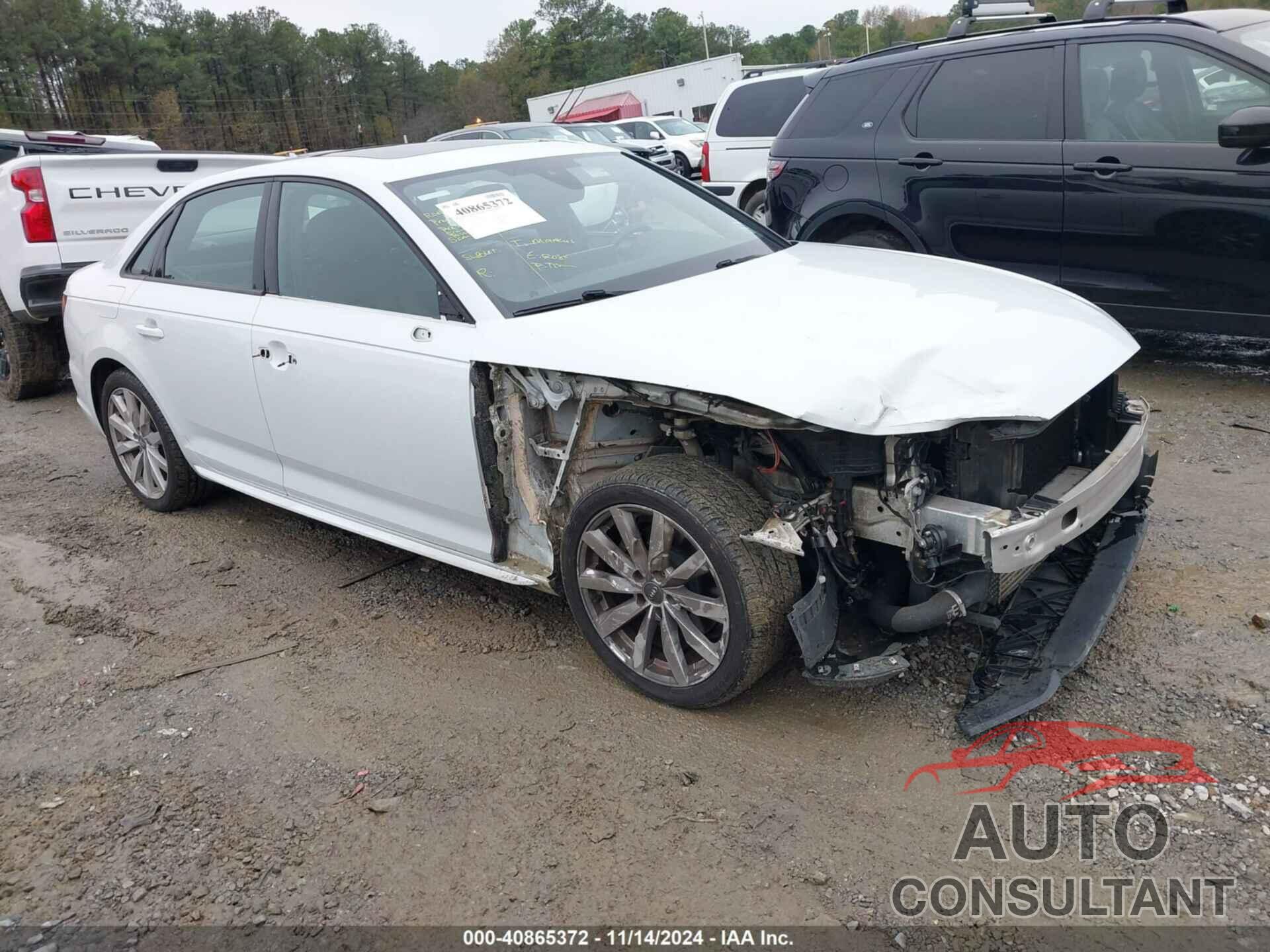 AUDI A4 2018 - WAUKMAF42JA219466