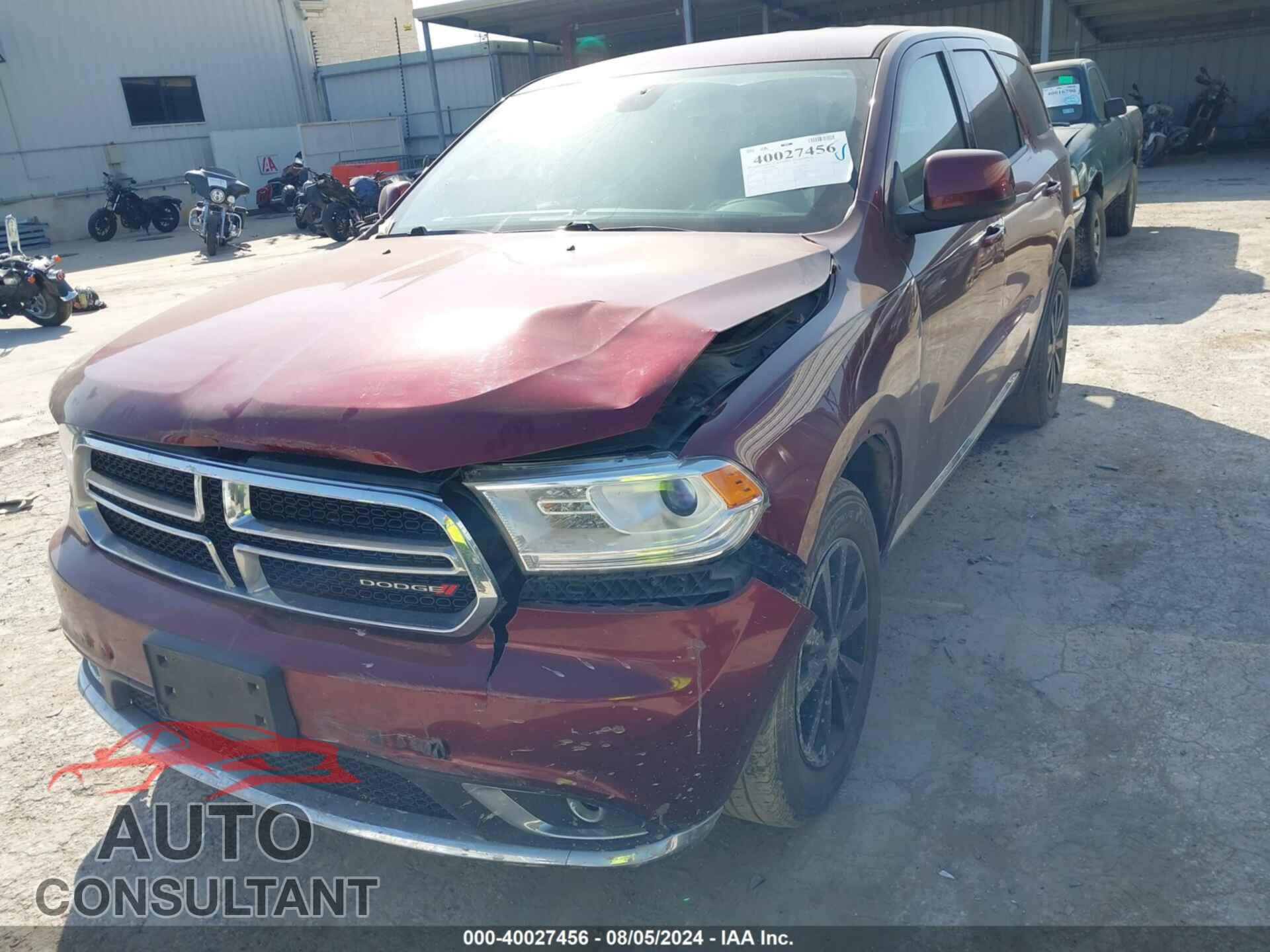 DODGE DURANGO 2019 - 1C4RDHAGXKC659209