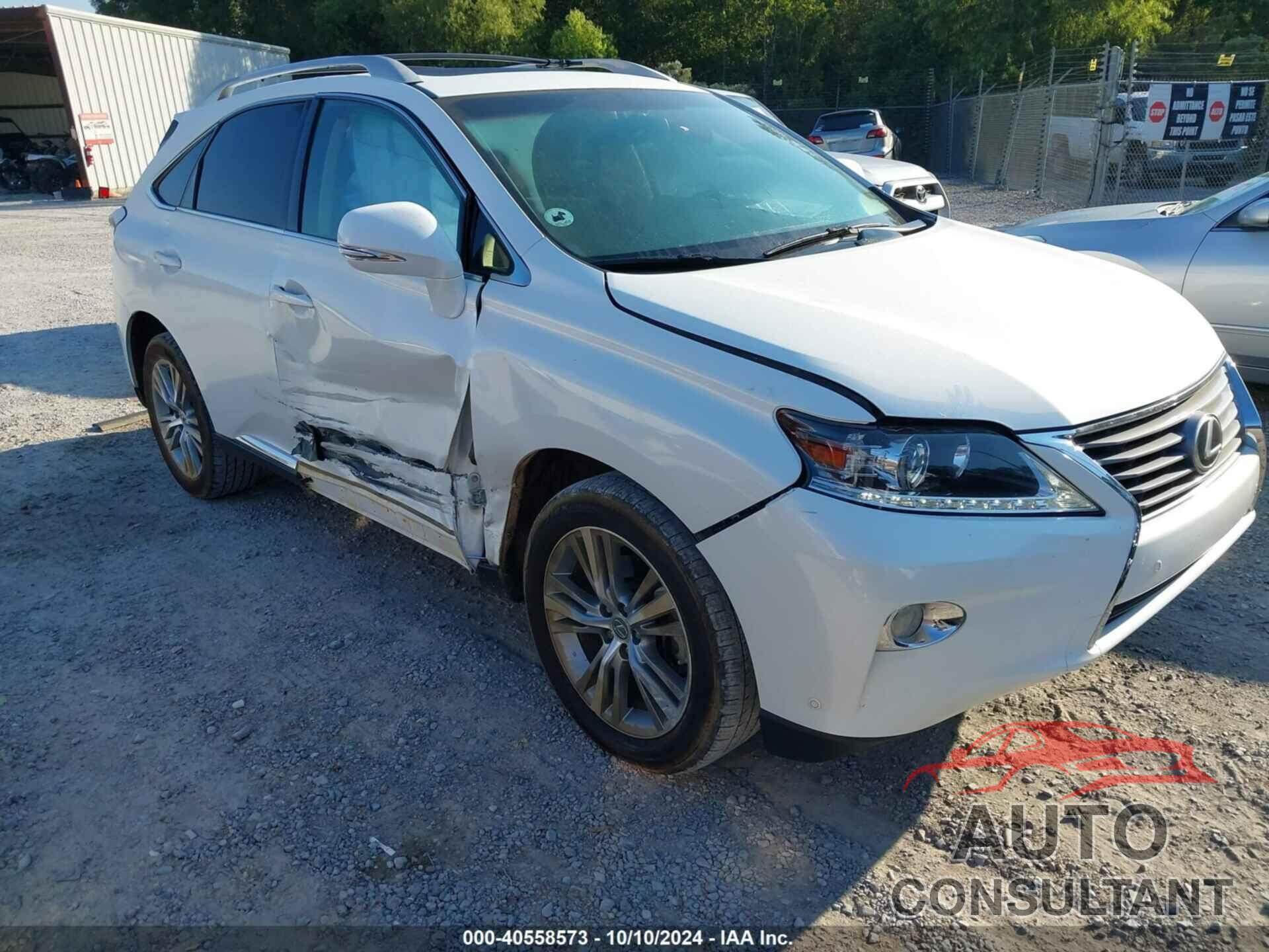 LEXUS RX 350 2015 - JTJZK1BA6F2421373