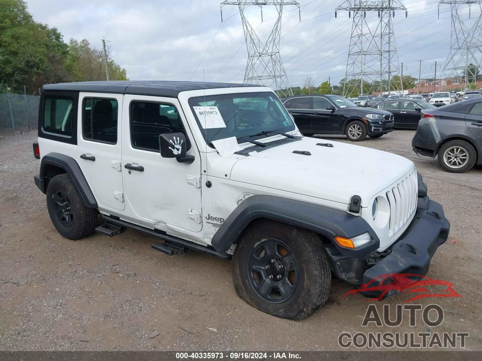 JEEP WRANGLER UNLIMITED 2018 - 1C4HJXDN4JW196859