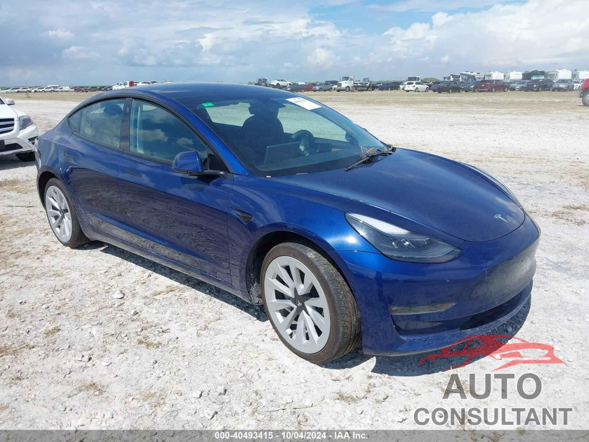 TESLA MODEL 3 2022 - 5YJ3E1EB9NF185155