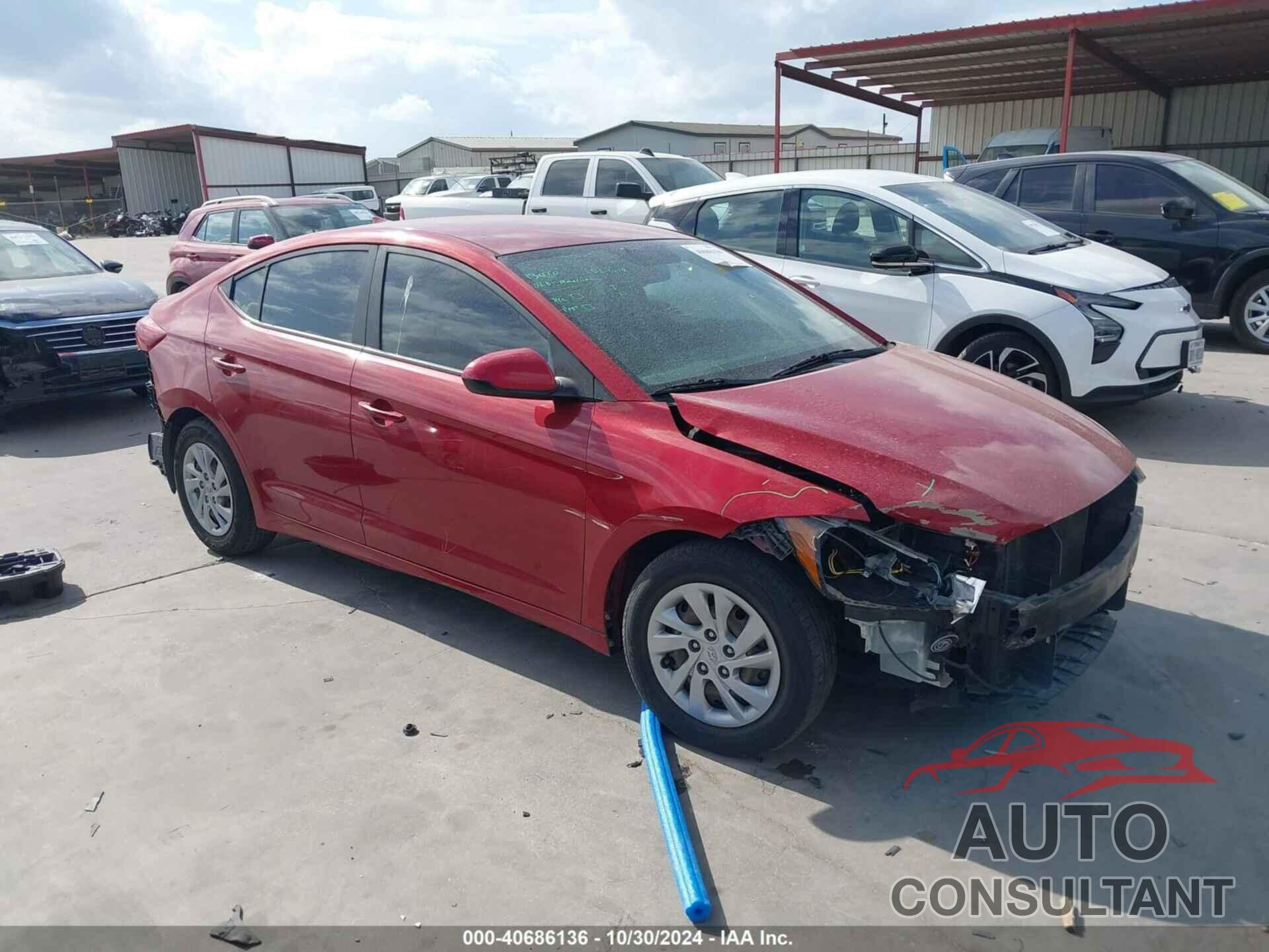 HYUNDAI ELANTRA 2017 - KMHD74LF2HU172468