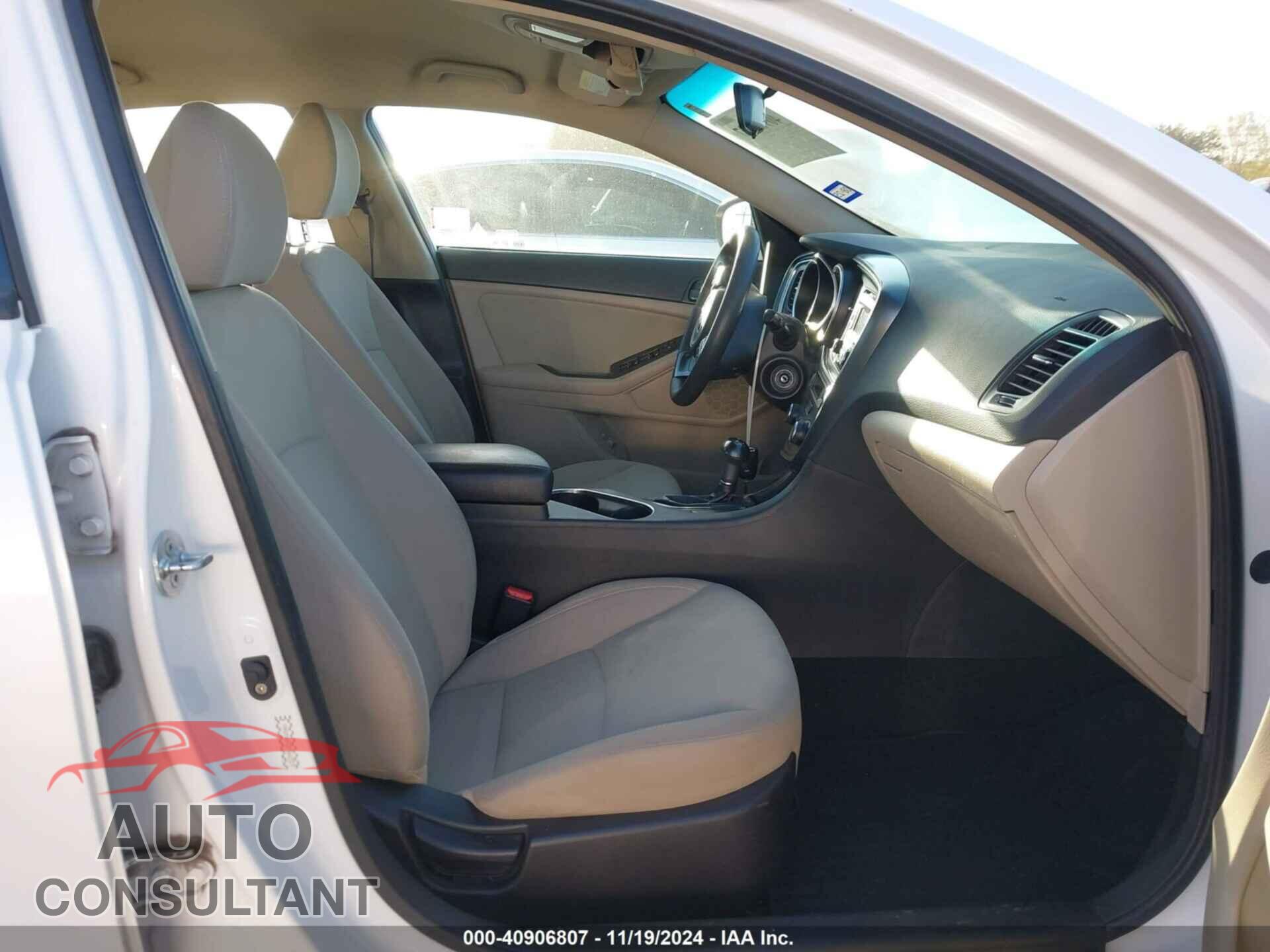KIA OPTIMA 2015 - KNAGM4A72F5642377