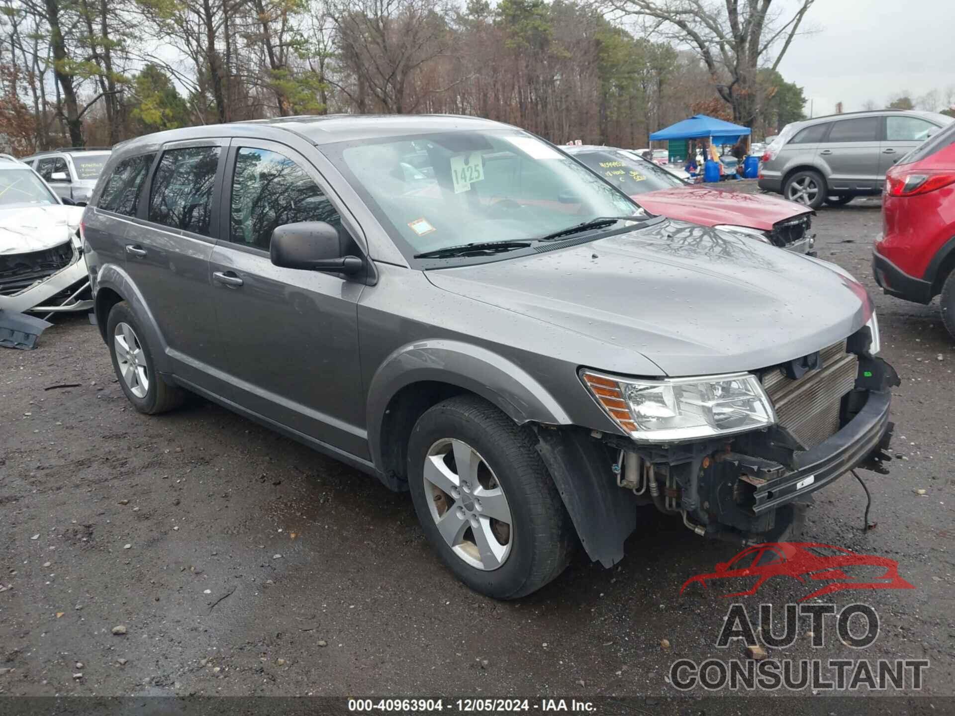 DODGE JOURNEY 2013 - 3C4PDCAB6DT645877