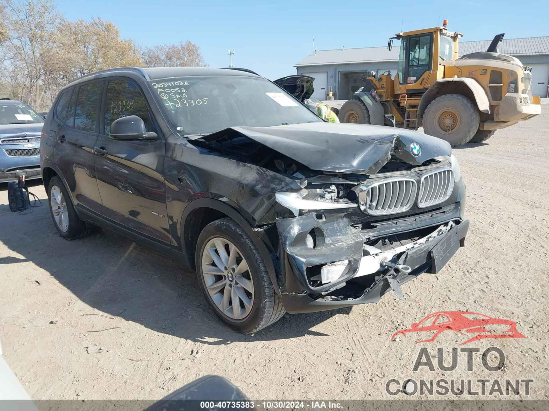 BMW X3 2017 - 5UXWX9C3XH0T23305