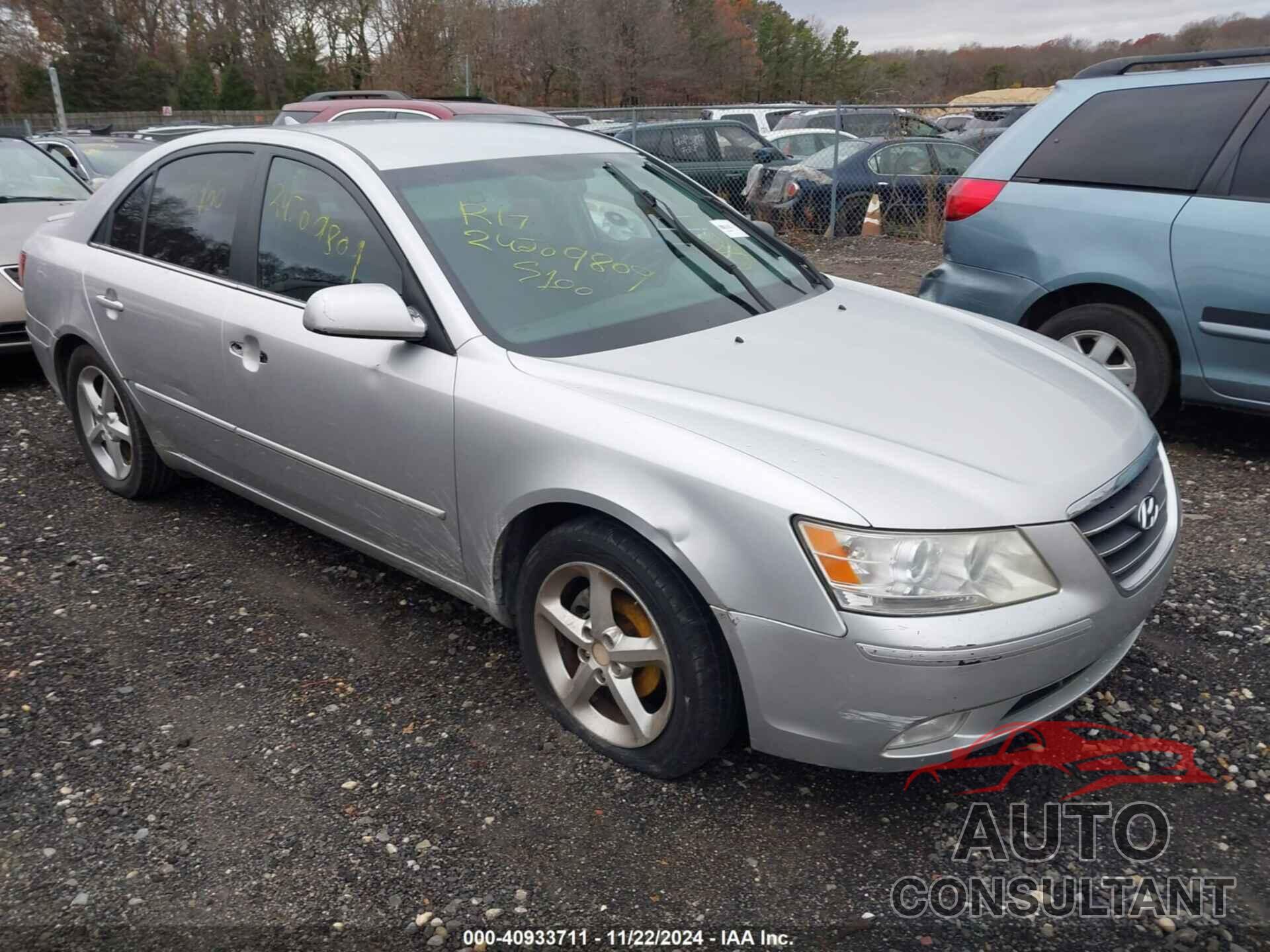 HYUNDAI SONATA 2009 - 5NPEU46C99H510169