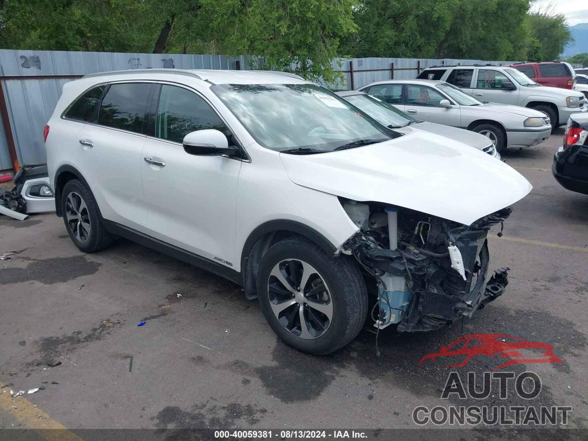 KIA SORENTO 2016 - 5XYPHDA56GG152782