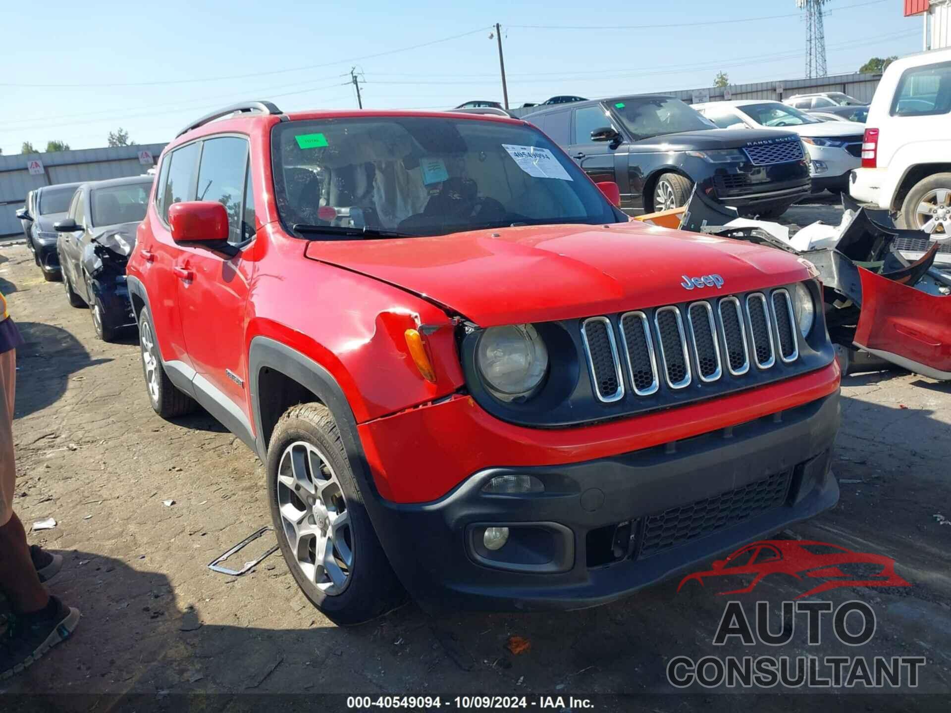 JEEP RENEGADE 2018 - ZACCJABBXJPJ38510