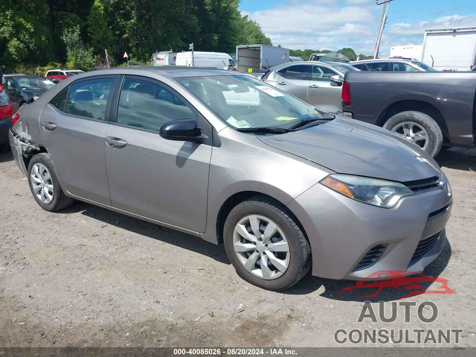 TOYOTA COROLLA 2016 - 2T1BURHE7GC498988