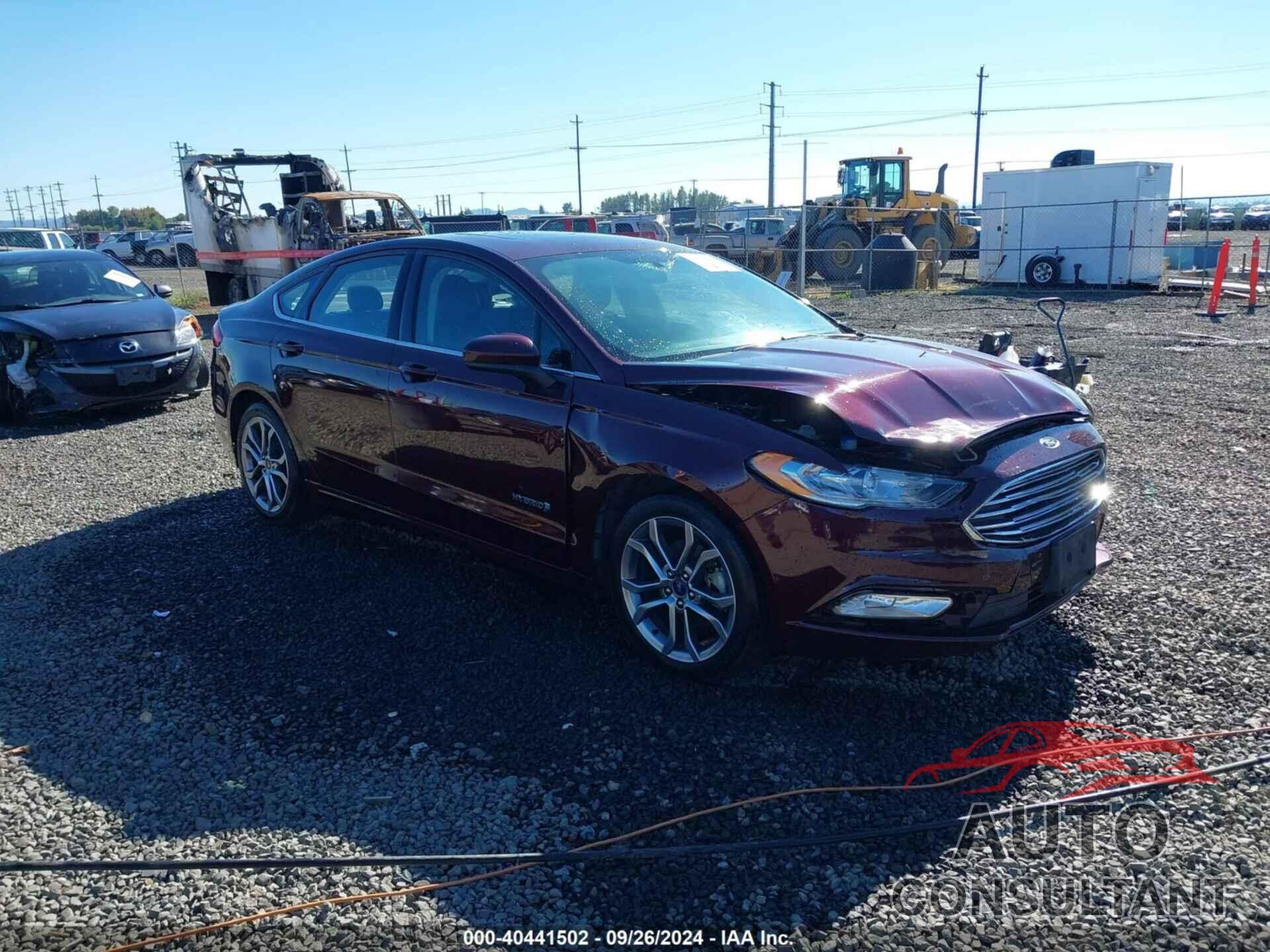 FORD FUSION HYBRID 2017 - 3FA6P0LU2HR313931
