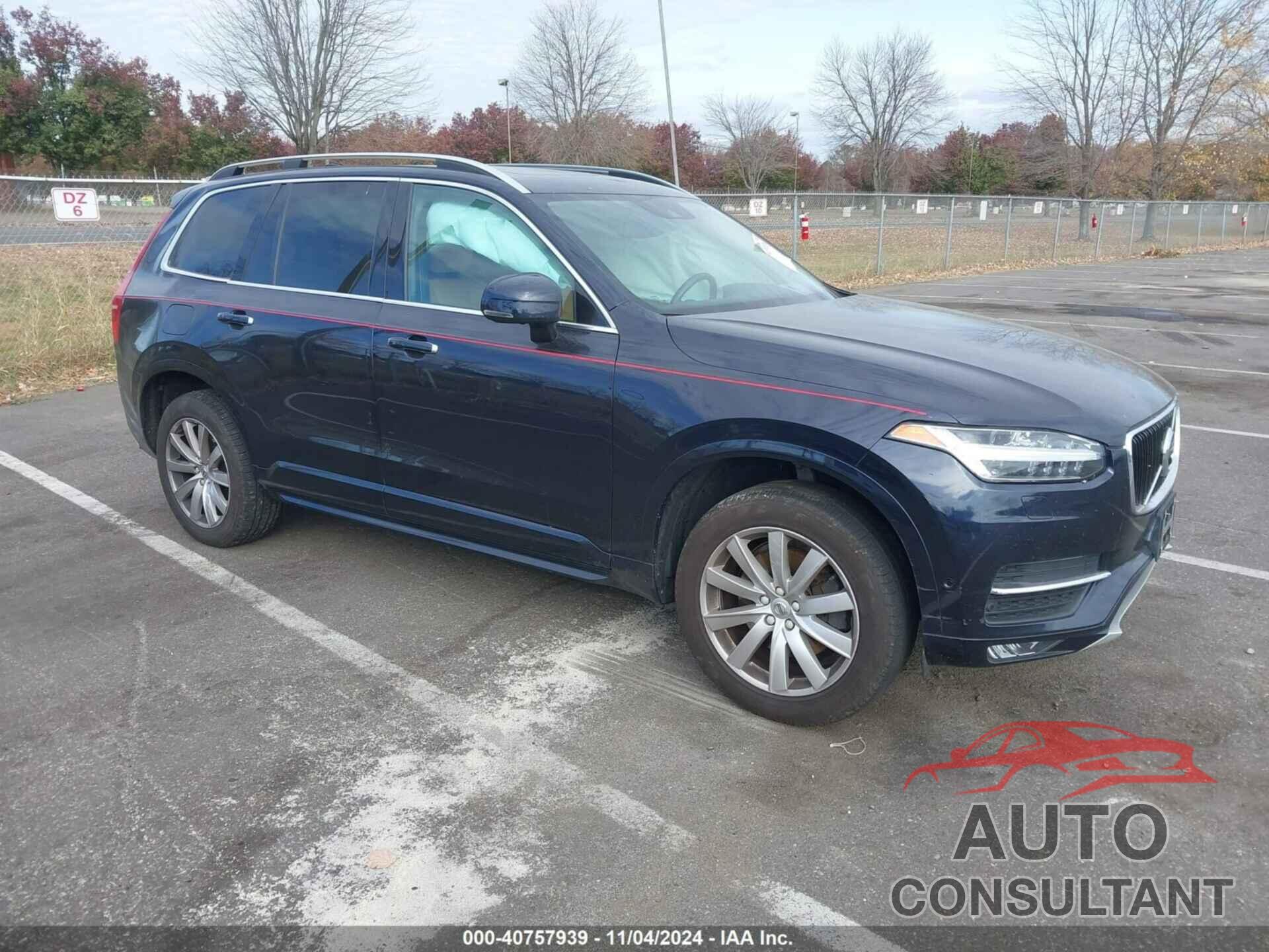 VOLVO XC90 2016 - YV4A22PK4G1046465