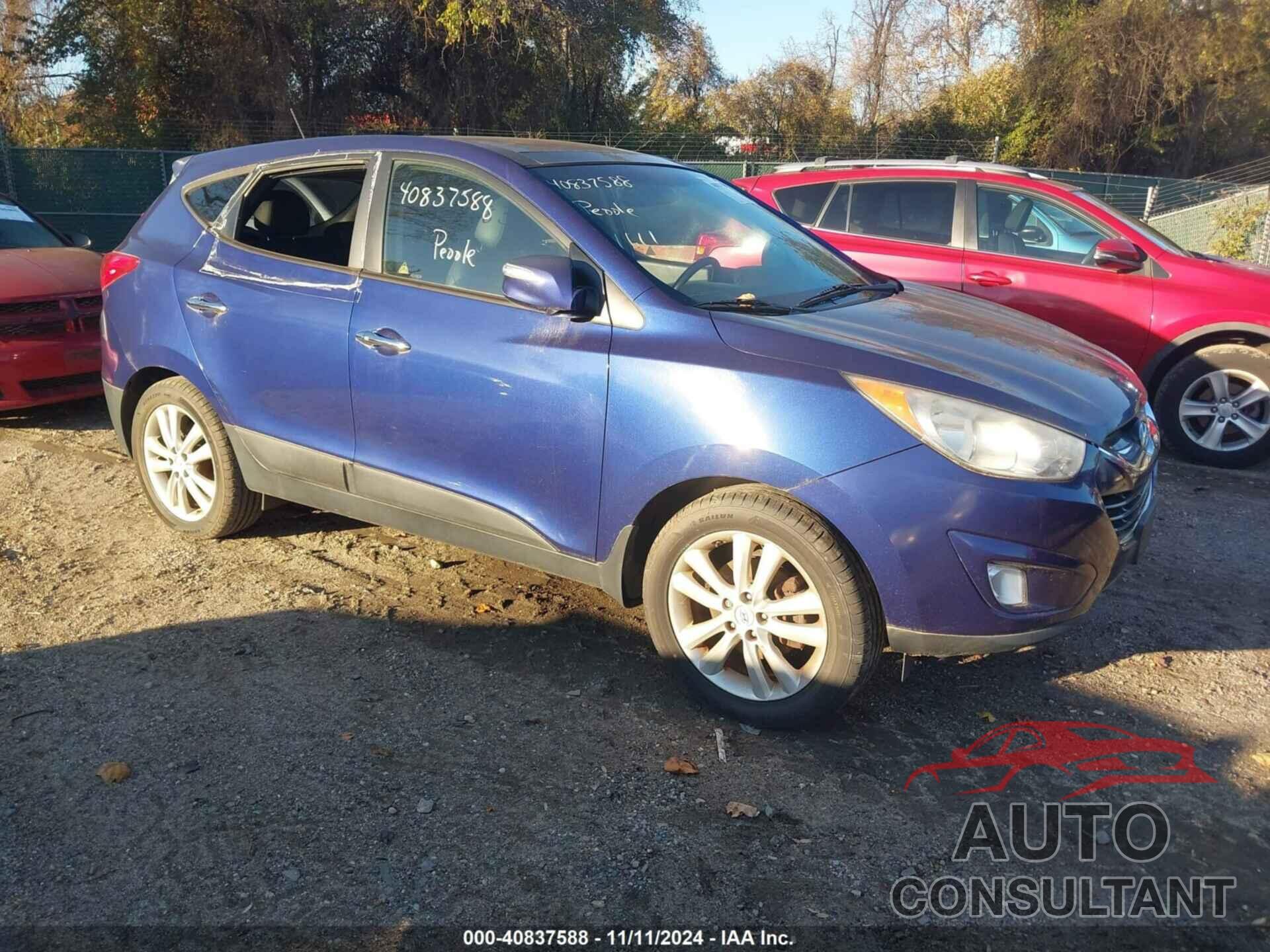 HYUNDAI TUCSON 2013 - KM8JU3AC0DU671360